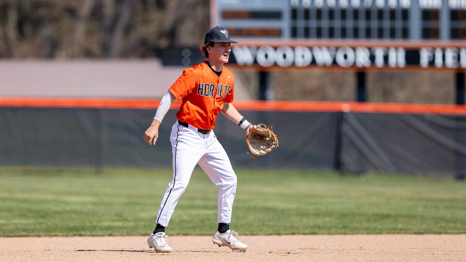 Cade Preissing playing baseball