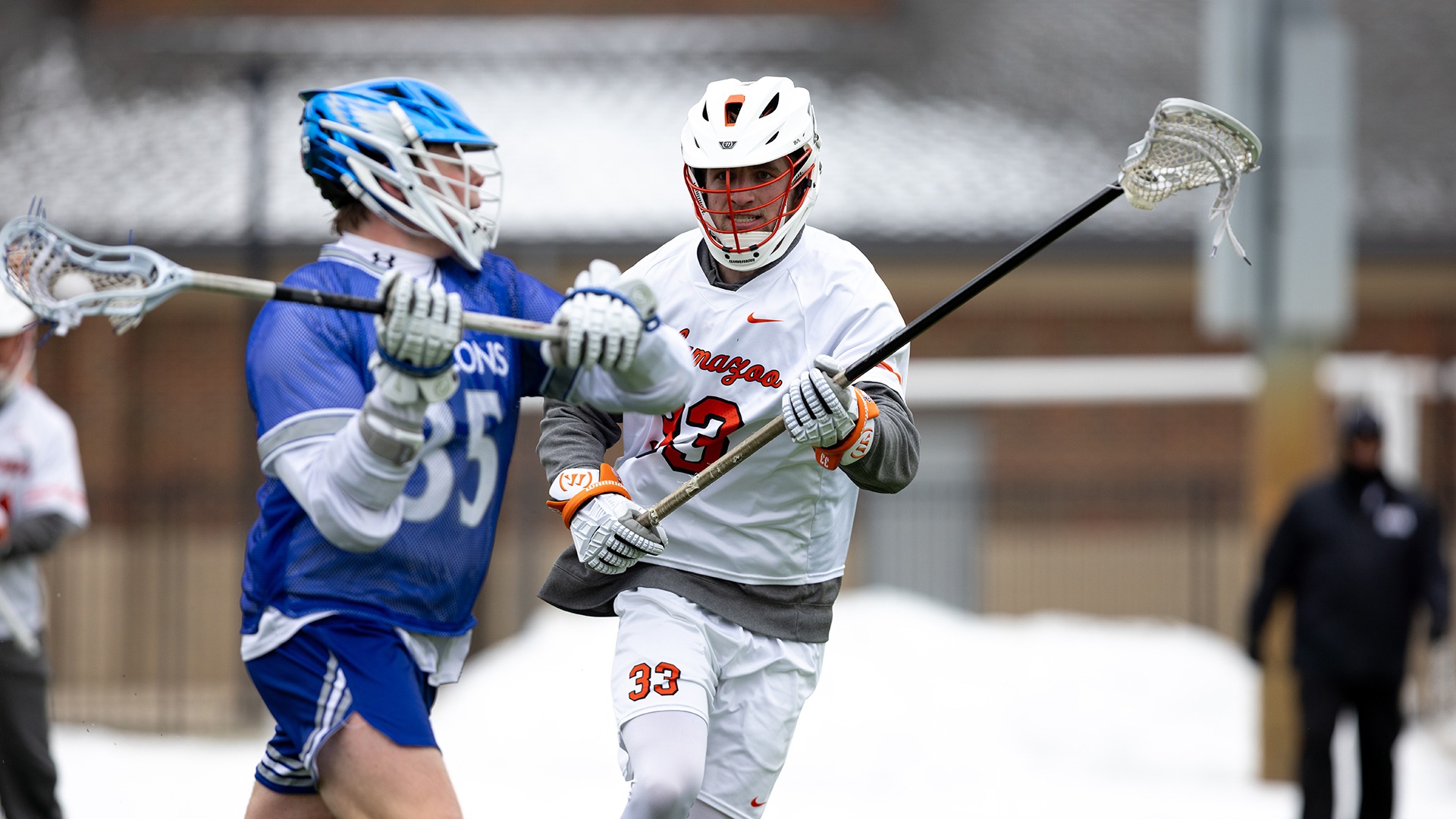 James Dailey playing lacrosse