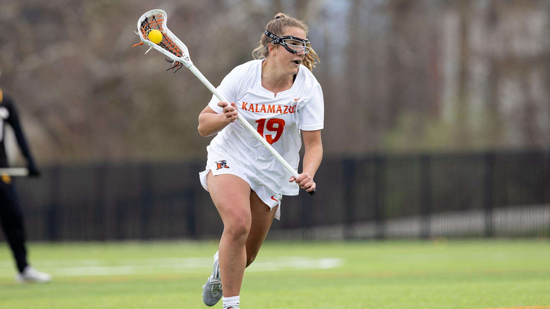 Kennedy Hynde playing lacrosse