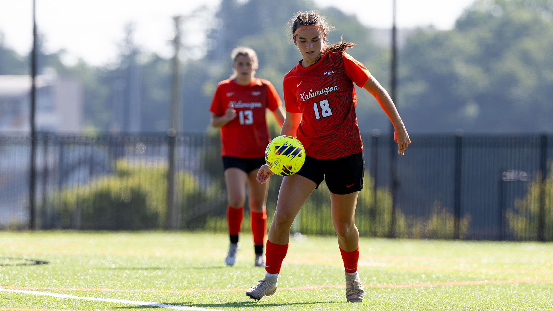 Lexi Gross playing soccer