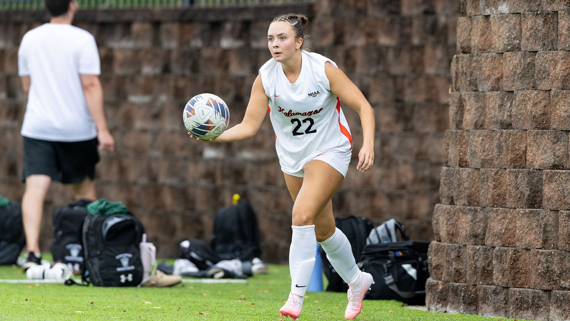 Savannah Norman playing soccer