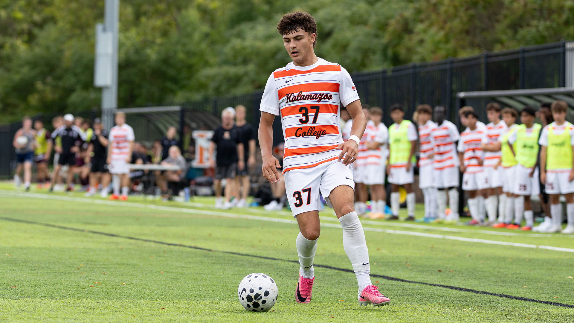 Nico Scorsone playing soccer