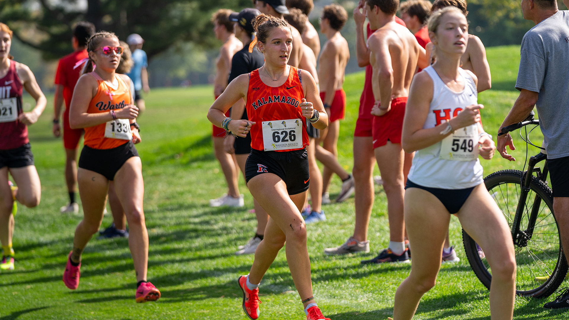 Nora O'Leary running cross country