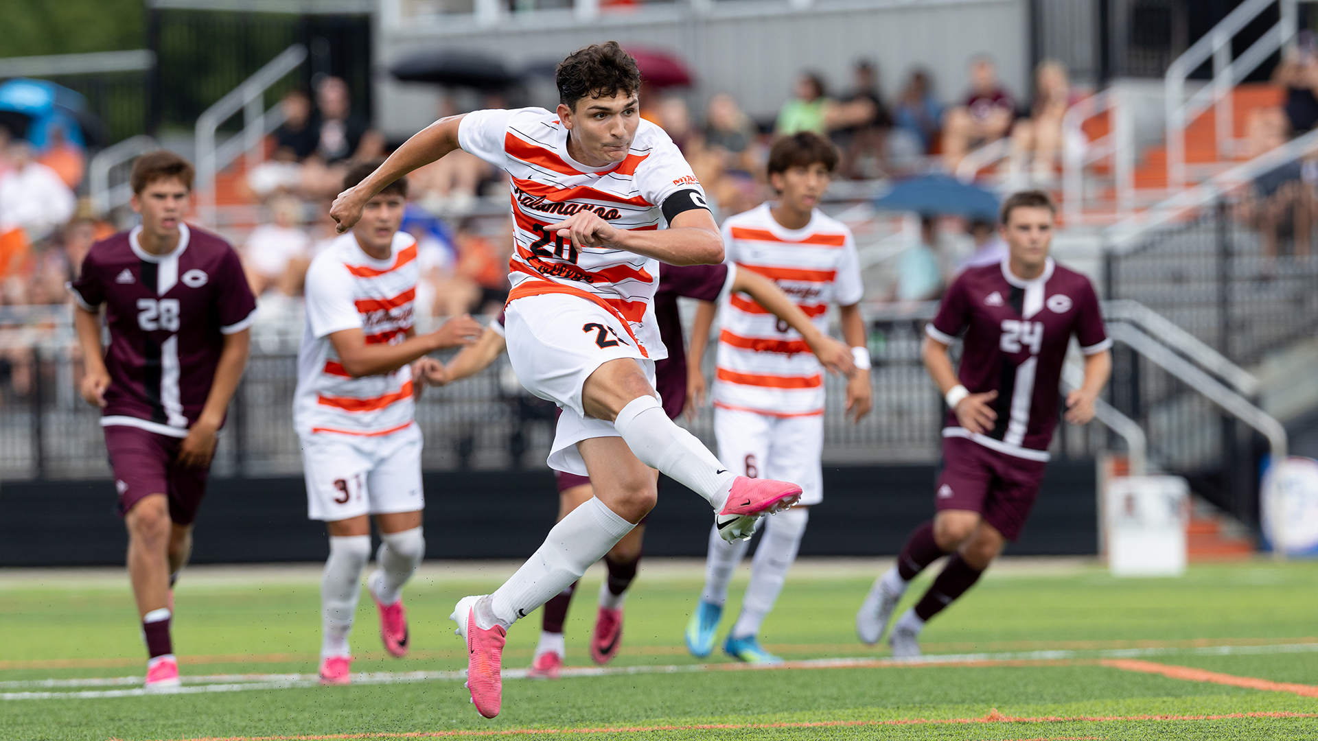 Lucas Ruiz playing soccer