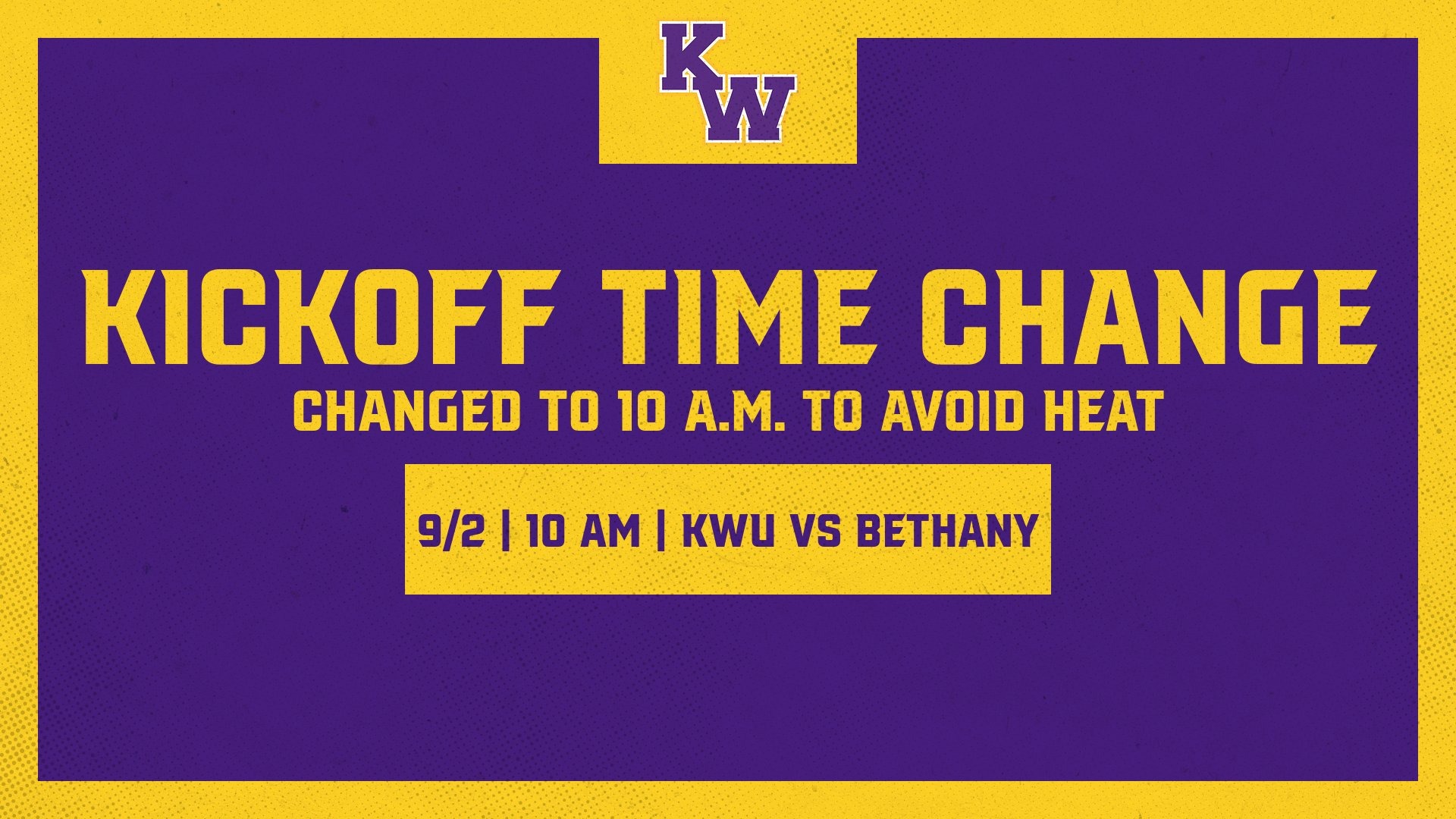 saturday-s-football-kickoff-changed-to-10-a-m-to-avoid-excessive-heat