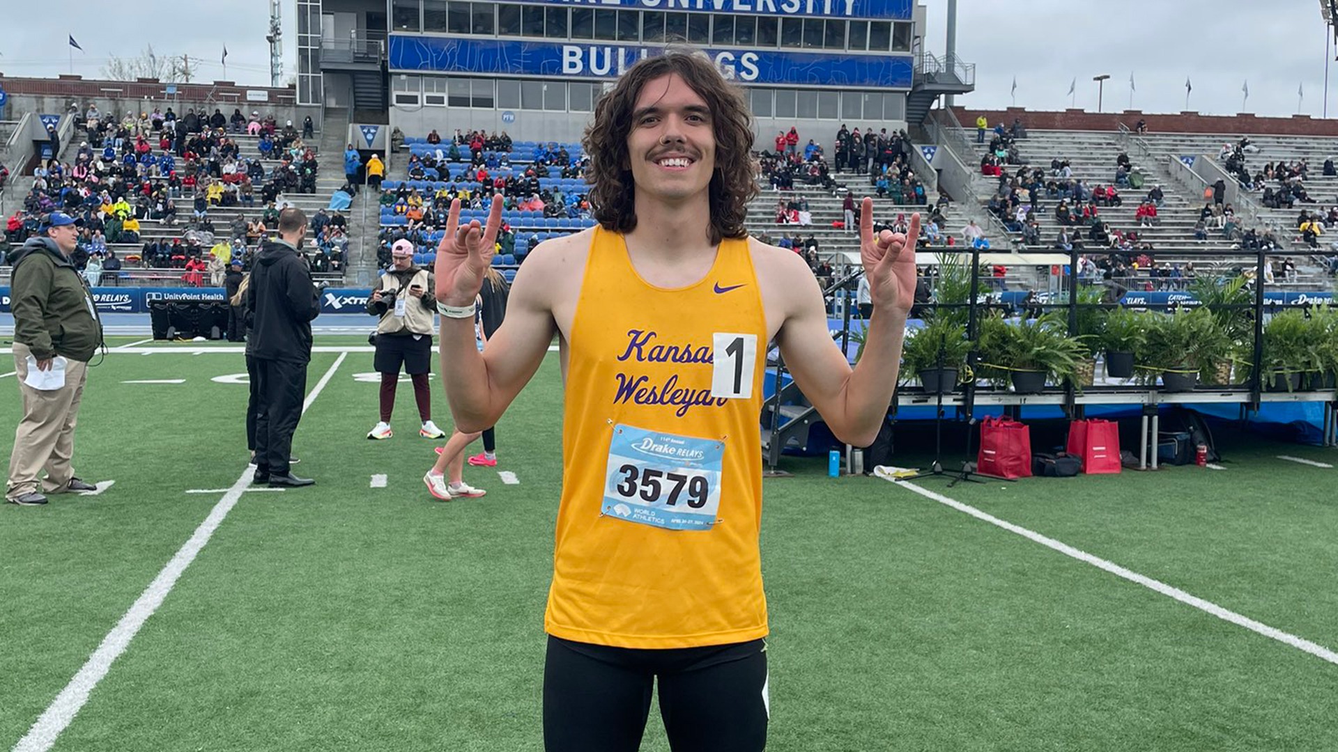 Huyser sets school record in 800m at Drake Relays Kansas Wesleyan University
