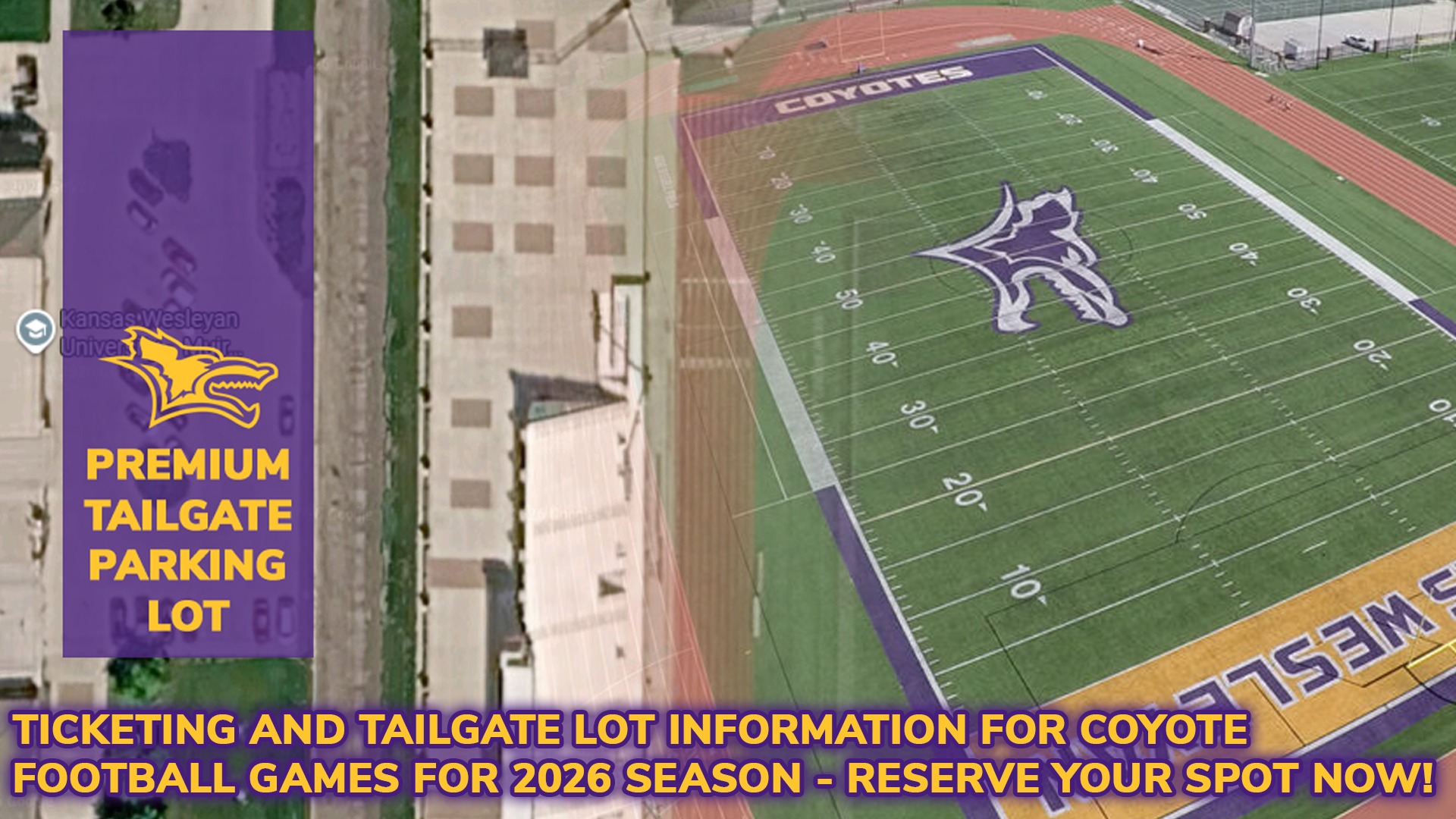 ticketing and tailgate lot information
