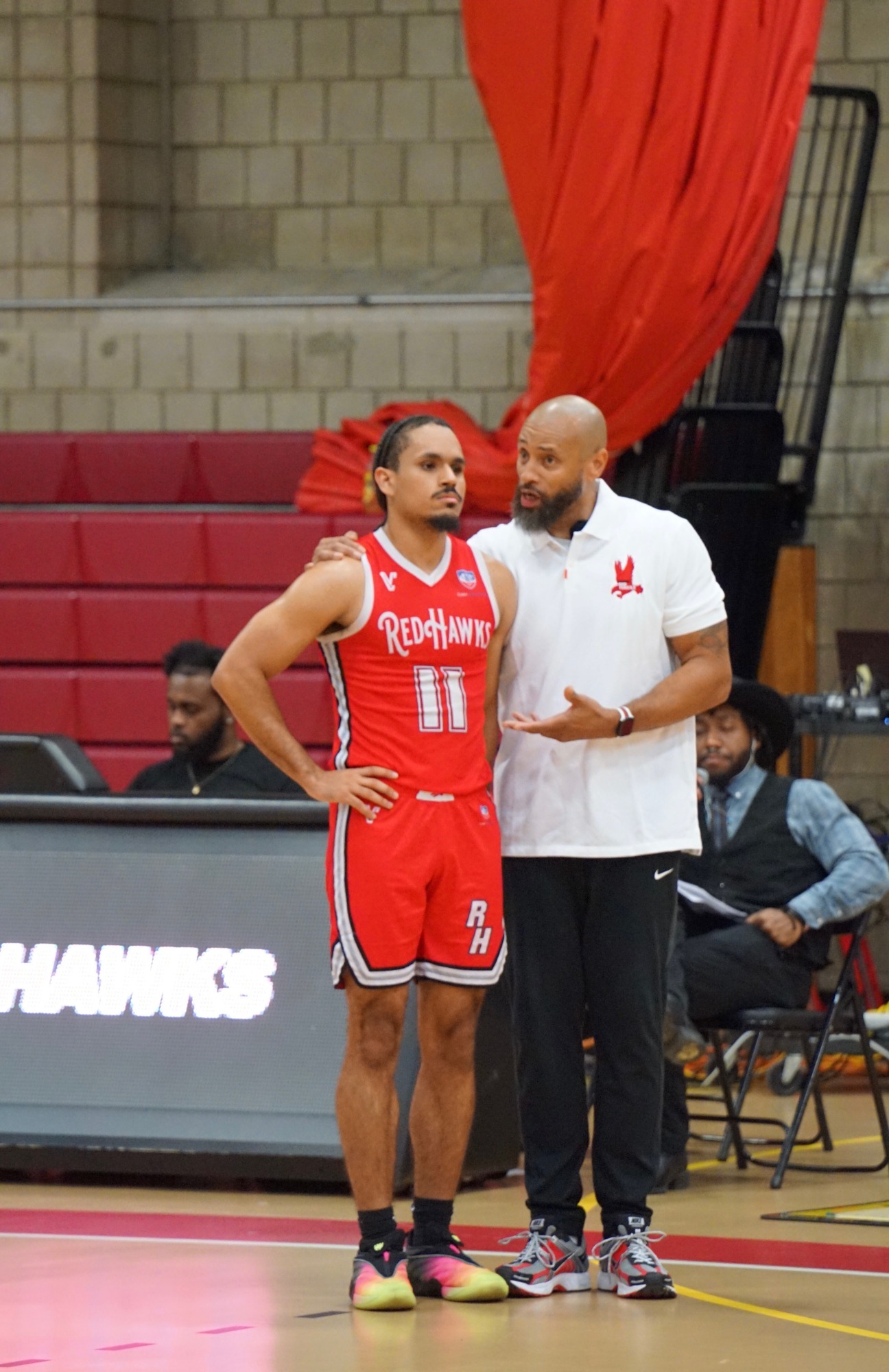 Coach Lockhart with Lorenzo