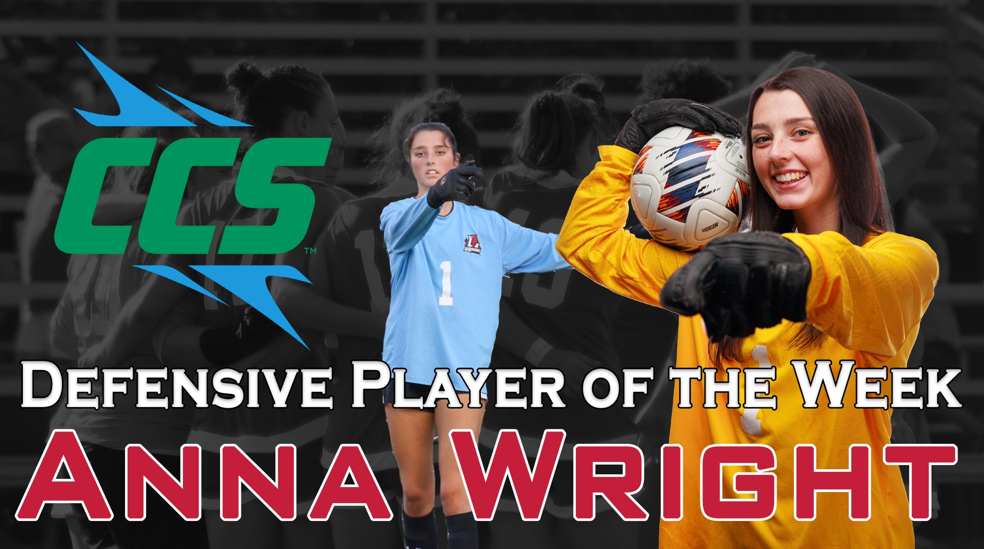 Wright Named CCS Defensive Player of the Week for Women’s Soccer 
