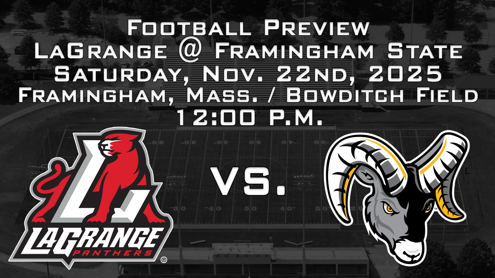Preview: Football Travels to Framingham State for NCAAs
