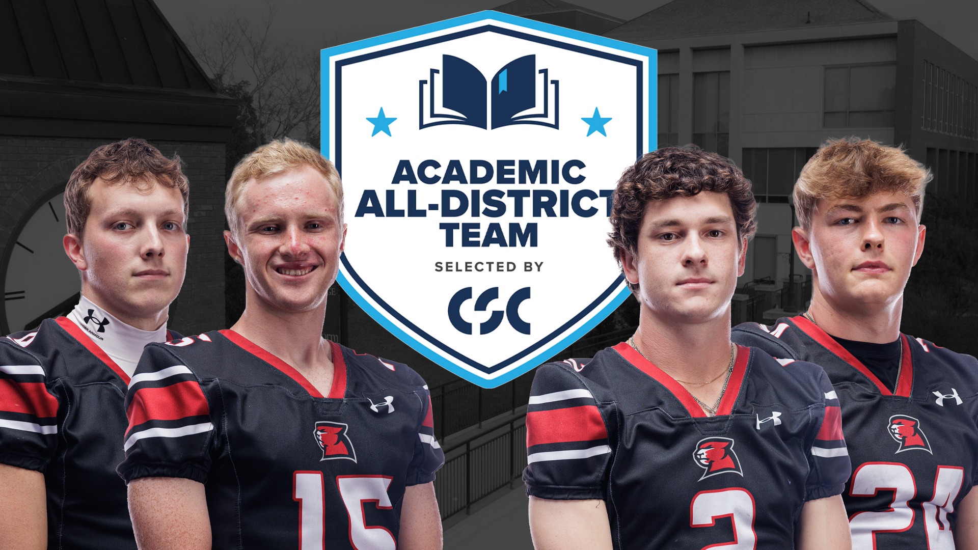 Football Nets Four on the CSC Academic All-District Team 