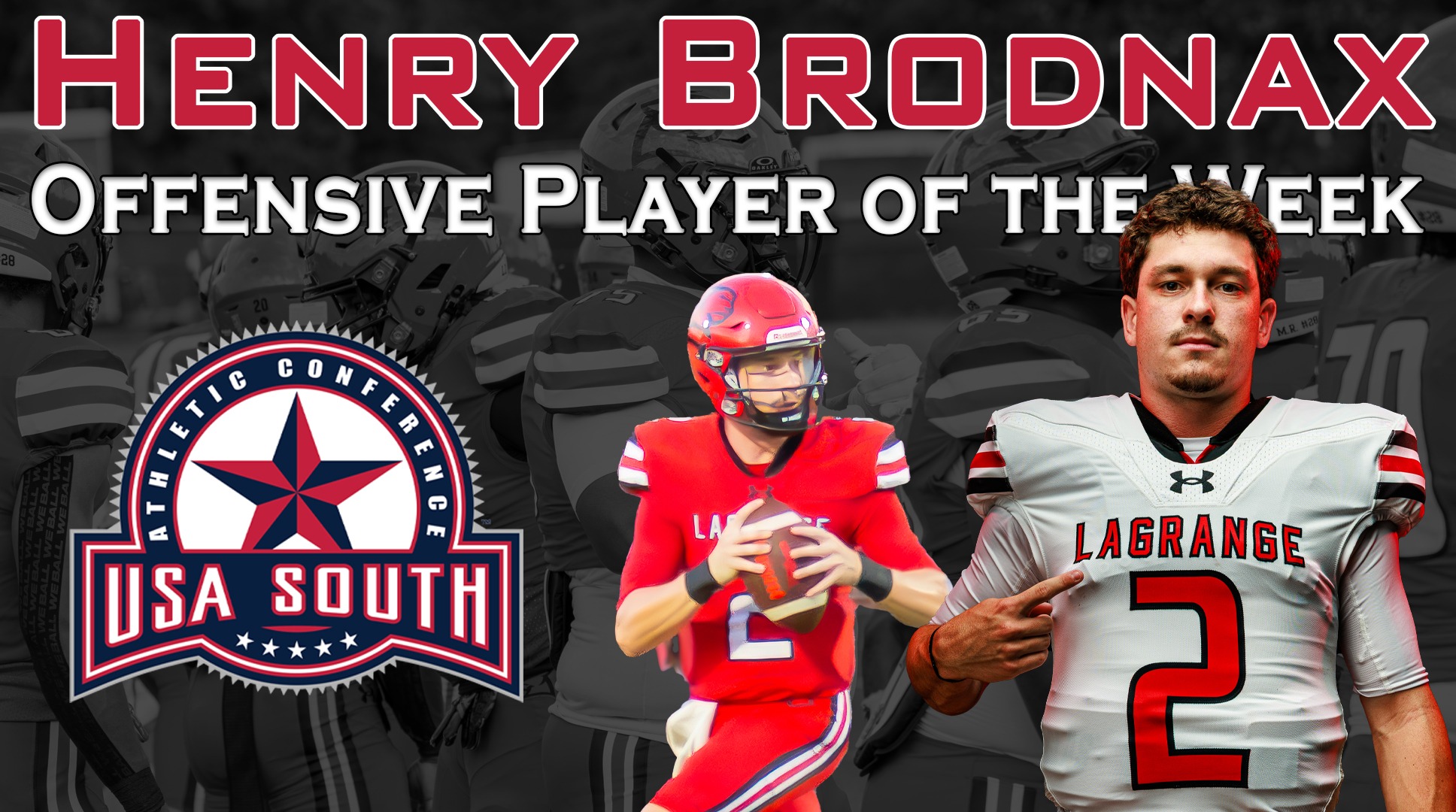 Brodnax Named USA South Offensive Player of the Week