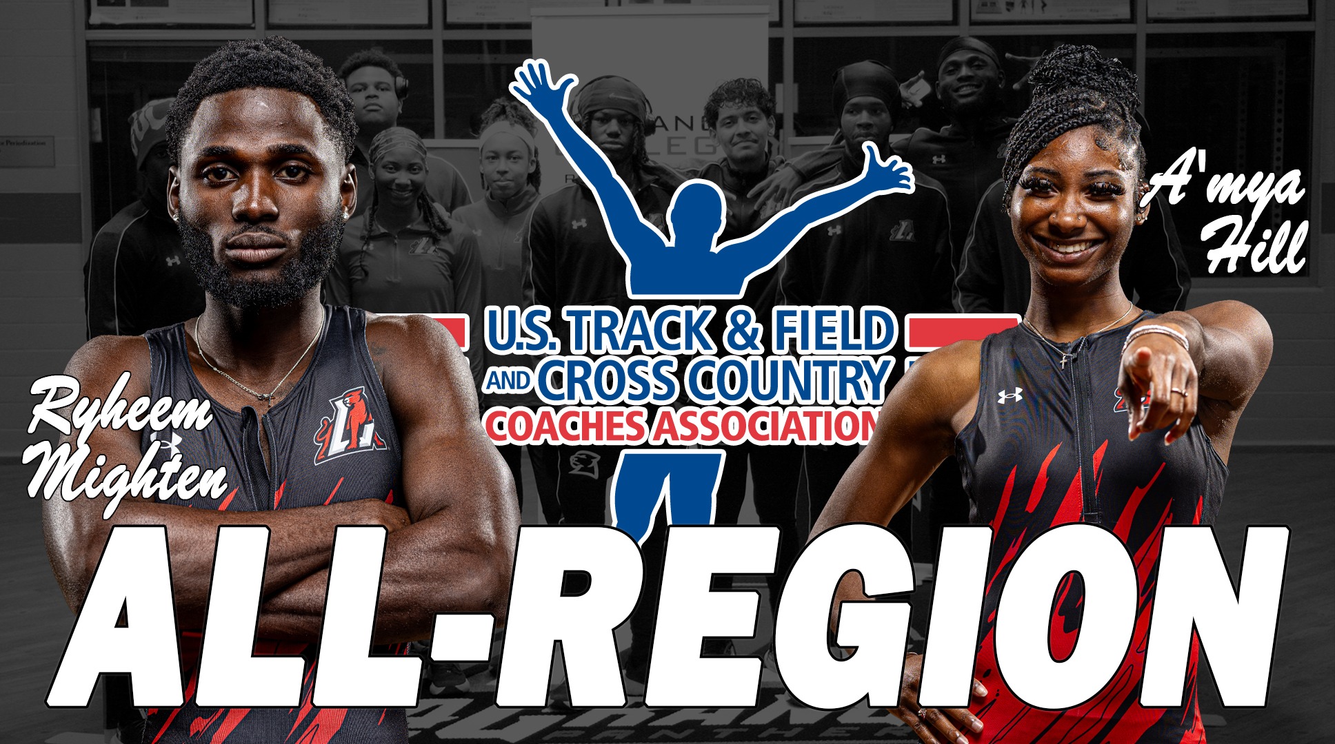 Mighten, Hill Earn USTFCCCA Indoor Track & Field All-Region Honors 