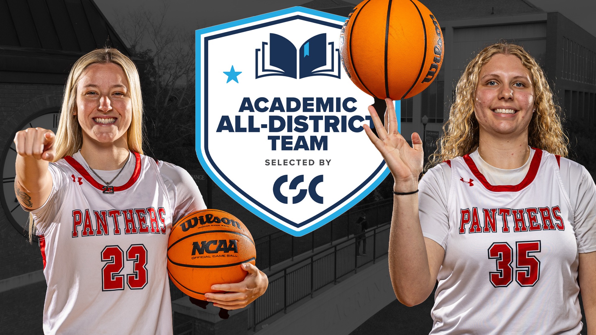Women’s Basketball Sees Edwards, Harrell Claim CSC Academic All-District Honors