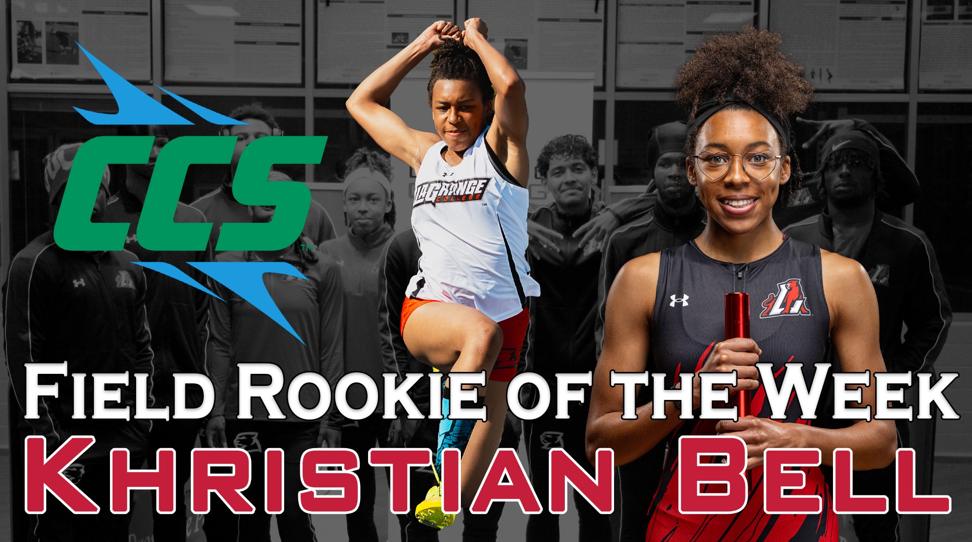 CCS Awards Bell as Field Rookie of the Week