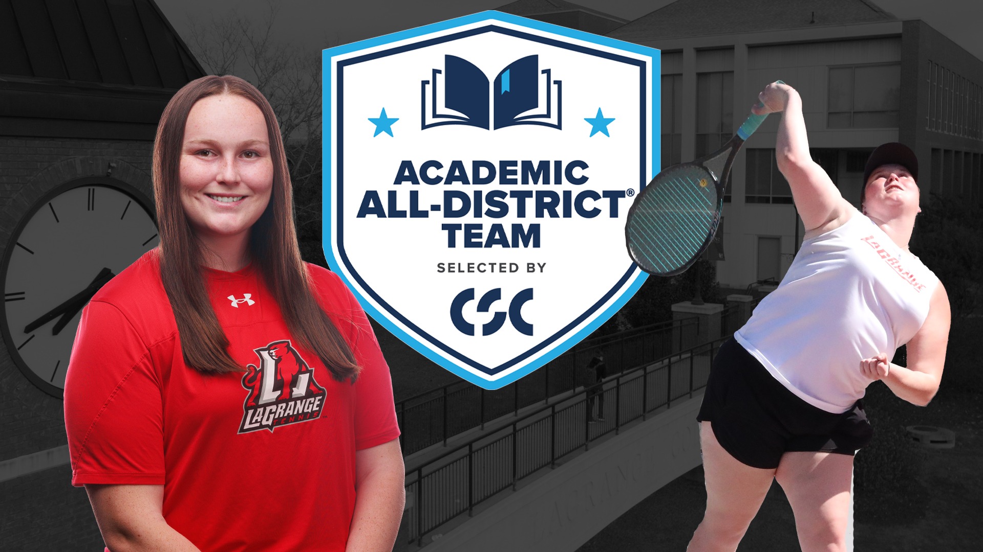 Wiley Named to CSC Academic All-District Team for Women’s Tennis