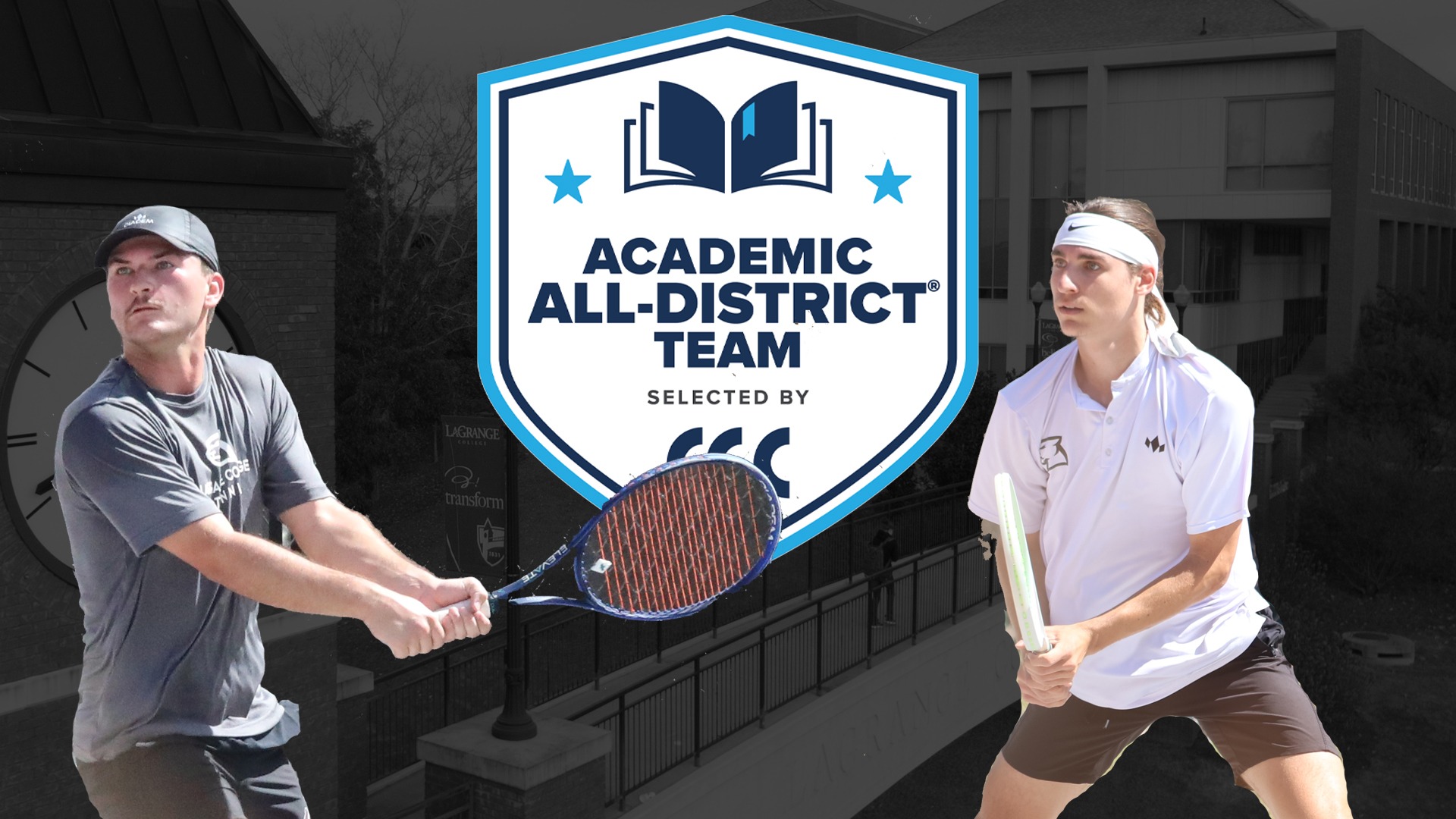 Moore, Falla Earn CSC Academic All-District Honors for Men’s Tennis 