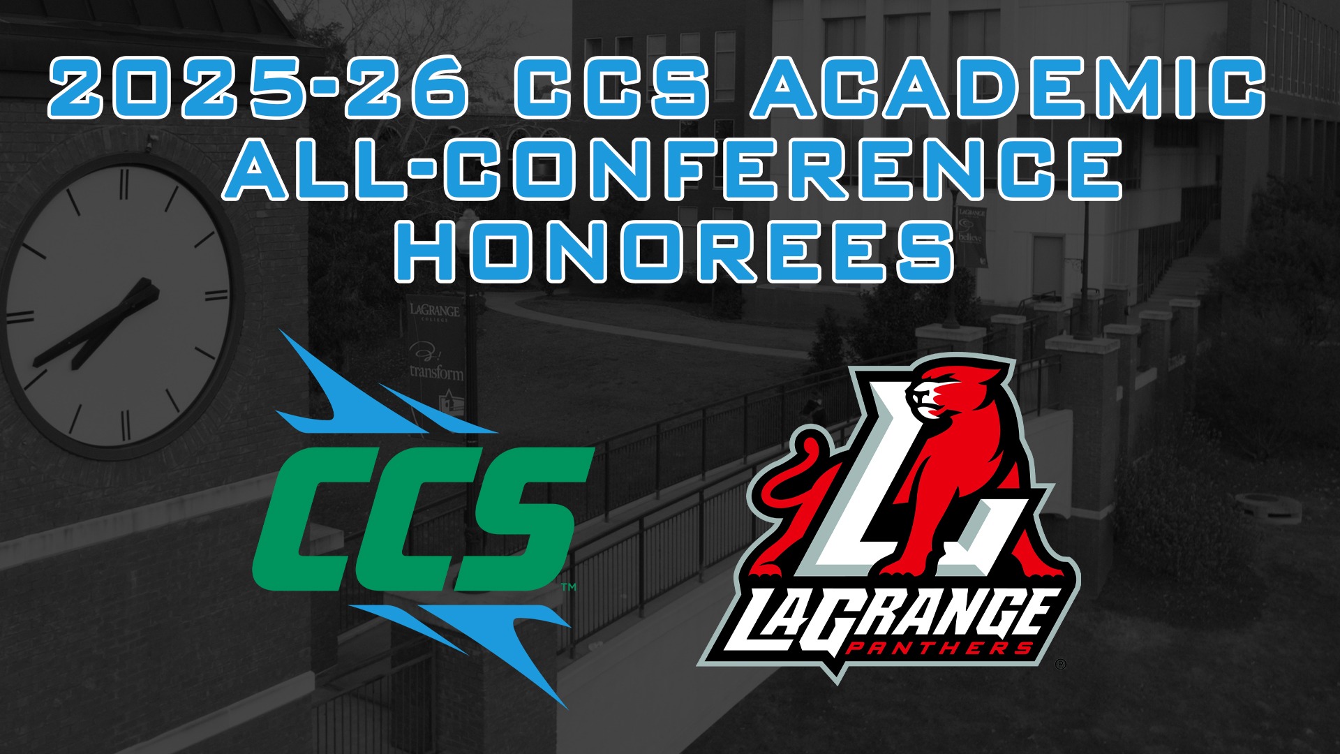 70 Panthers Make CCS Academic All-Conference List