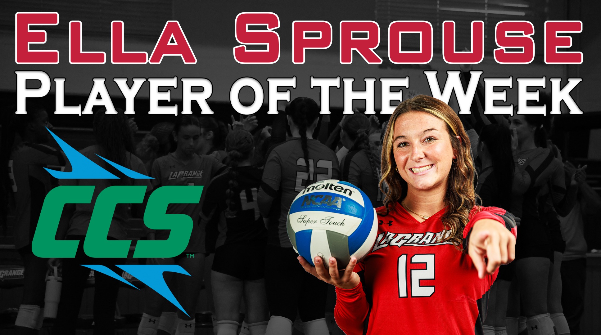 Sprouse Nabs CCS Player of the Week for Women’s Volleyball