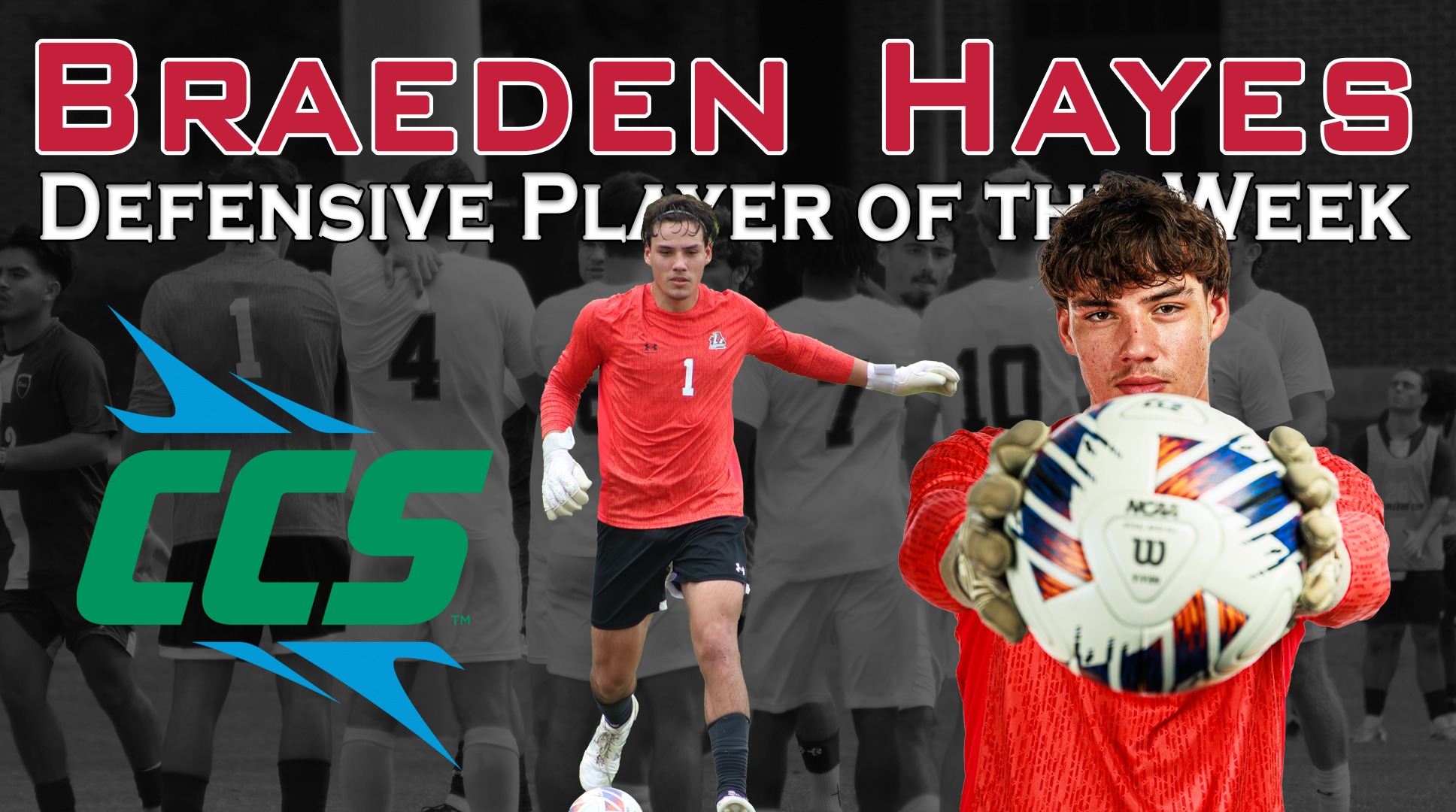 Hayes Named CCS DPOTW for Men’s Soccer 