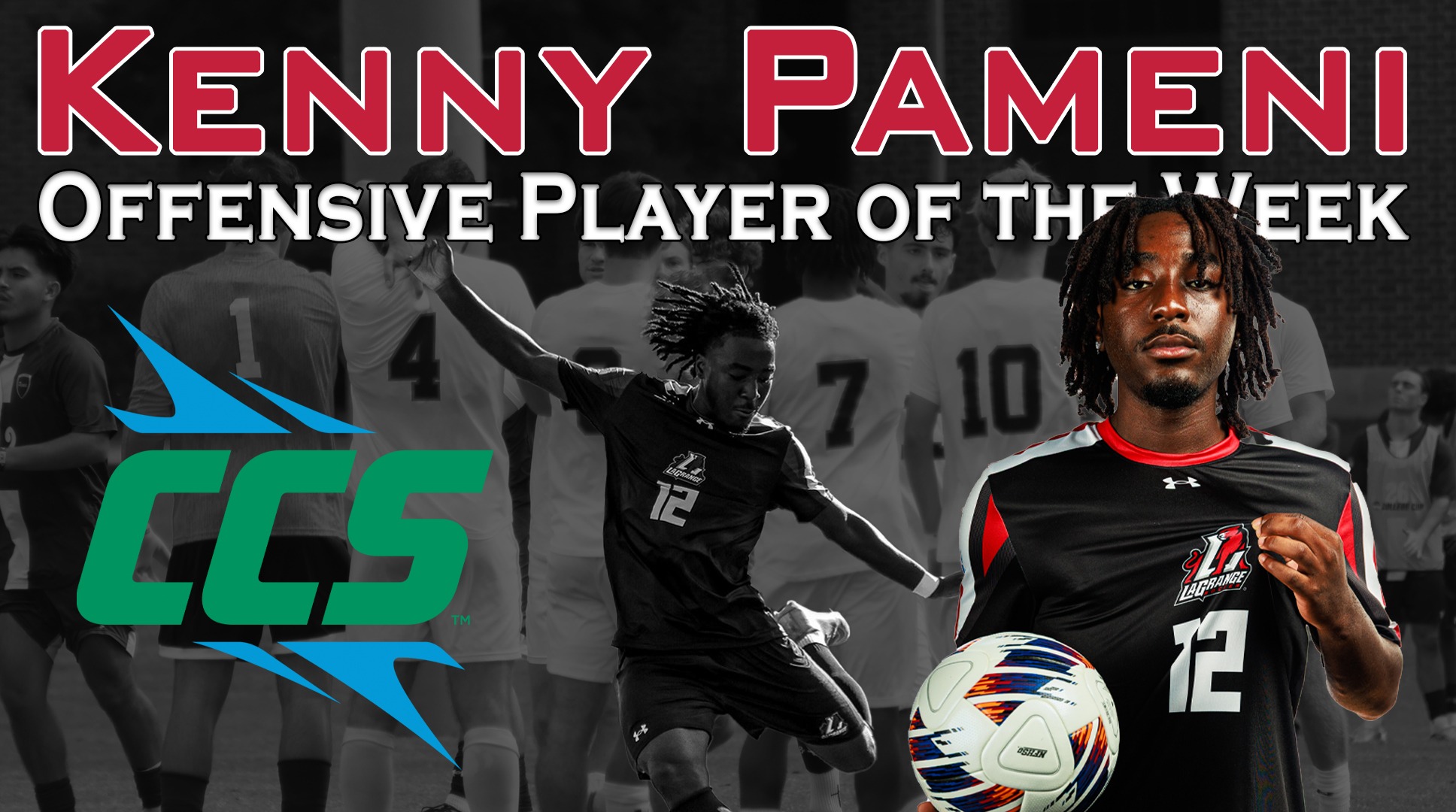 Men’s Soccer: Pameni Claims CCS Offensive Player of the Week