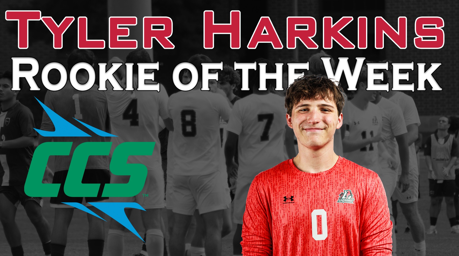 Harkins Named CCS Men’s Soccer Rookie of the Week