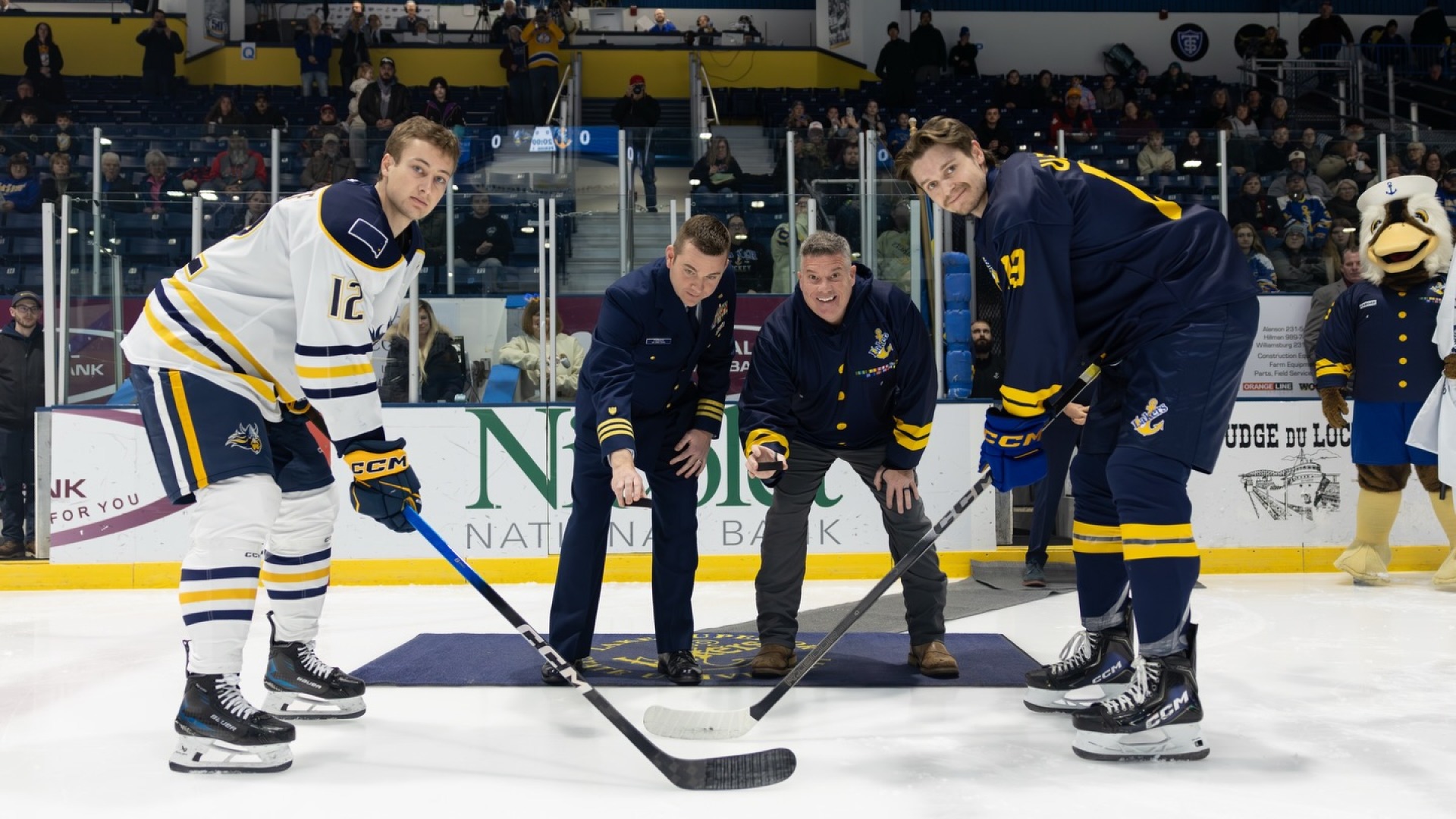 Ceremonial Coast Guard Puck Drop