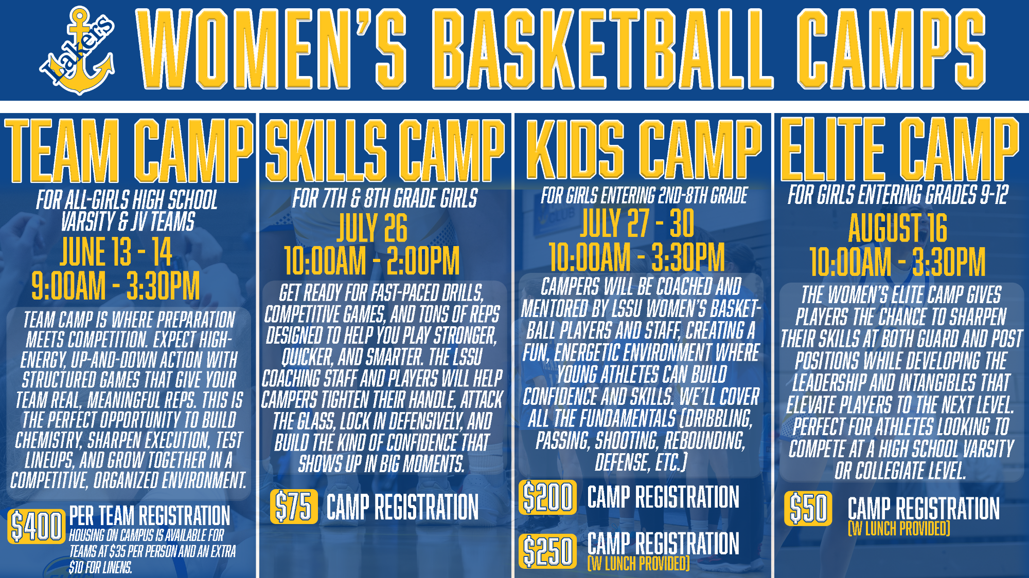 2026 Women's Basketball Camp