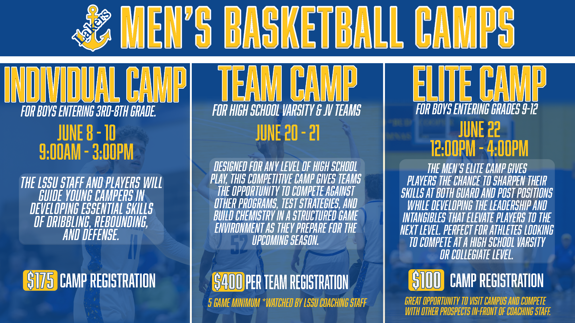 2026 Men's Basketball Summer Camps