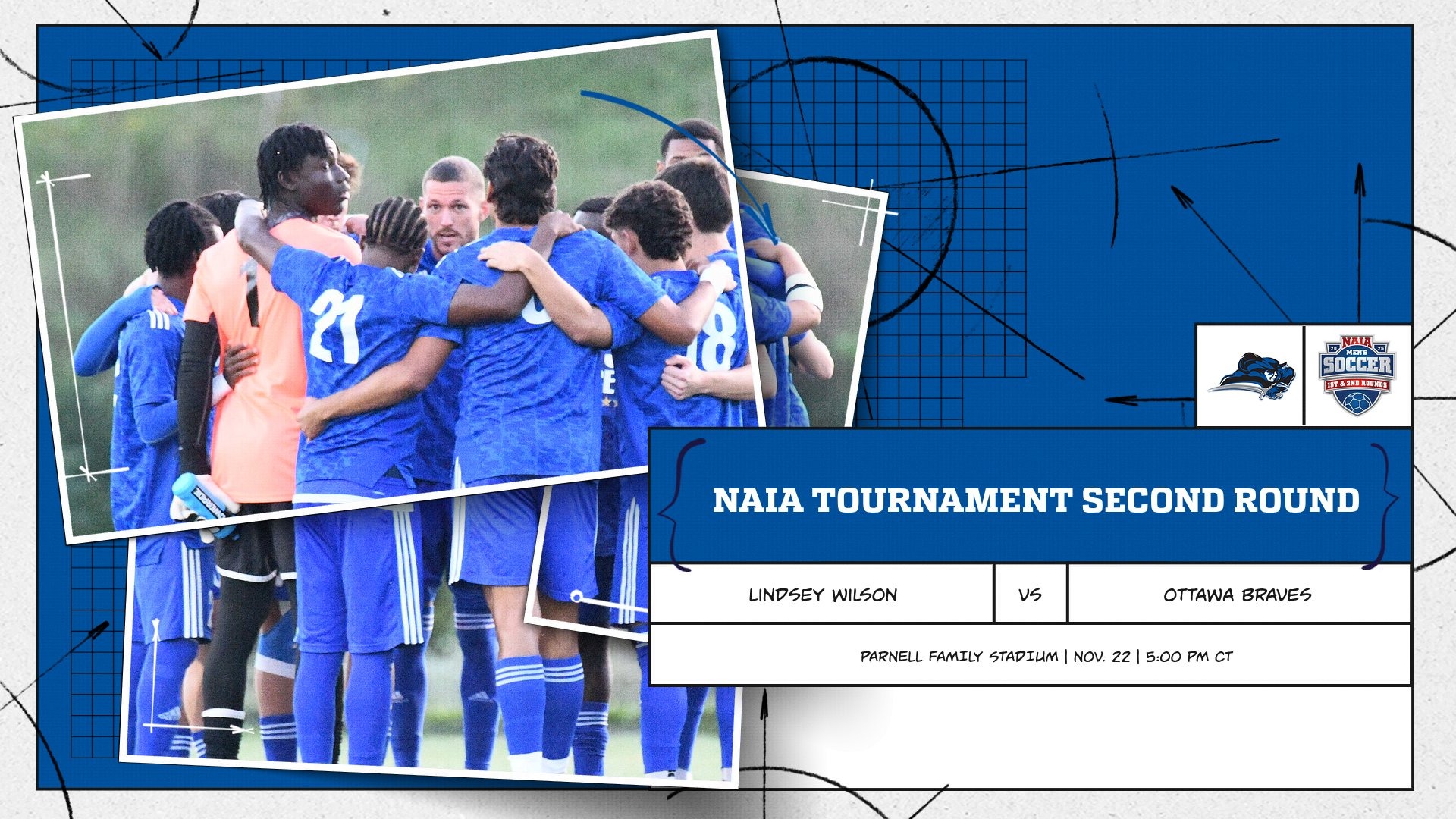 112125 men's soccer vs Ottawa preview graphic