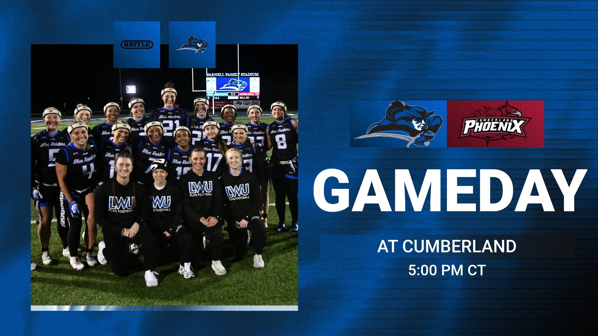 032526 Flag Vs. Cumberland Preview Graphic
