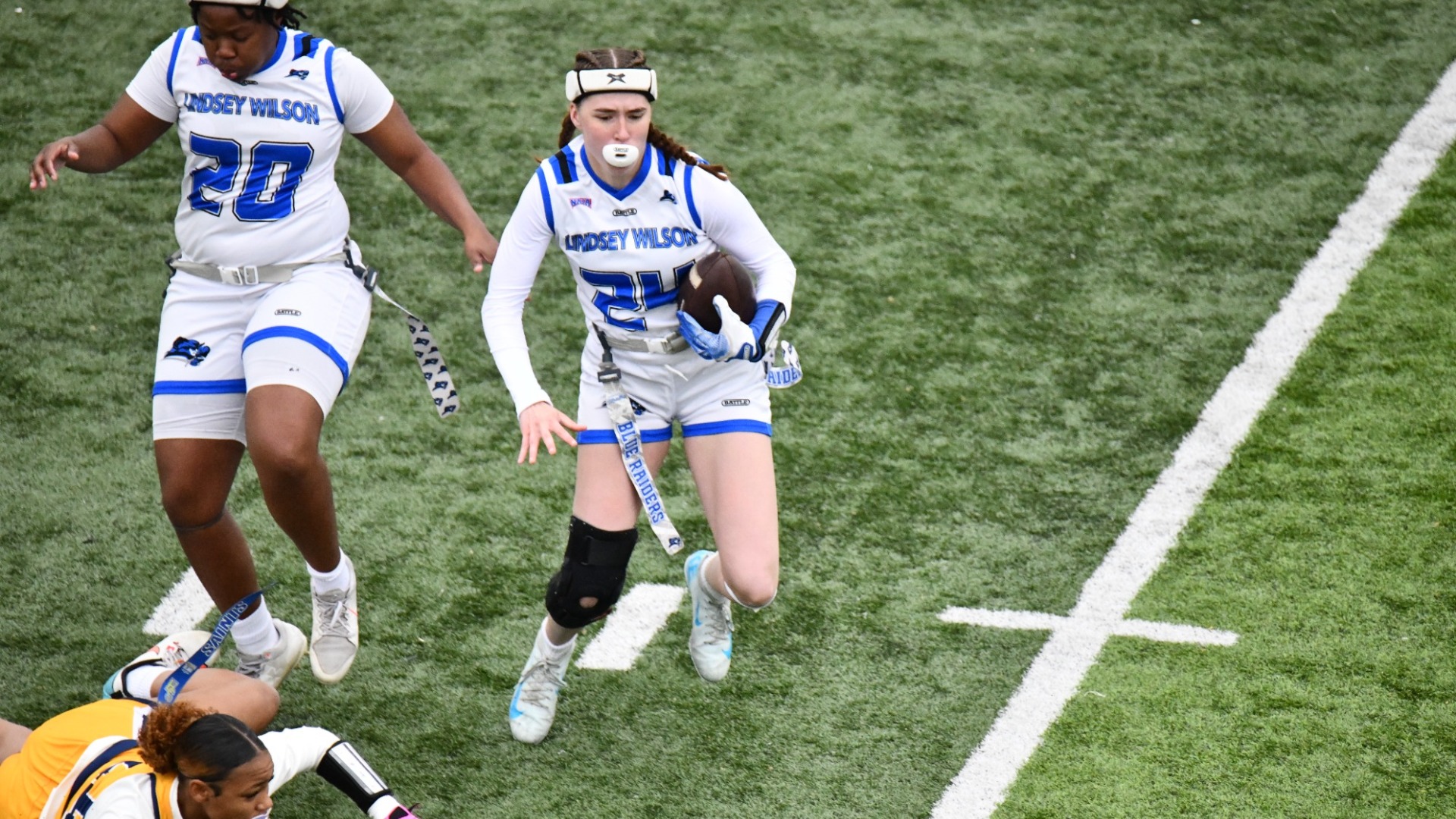 032726 Flag Vs. Siena Heights Flag Frenzy Day One Recap Graphic