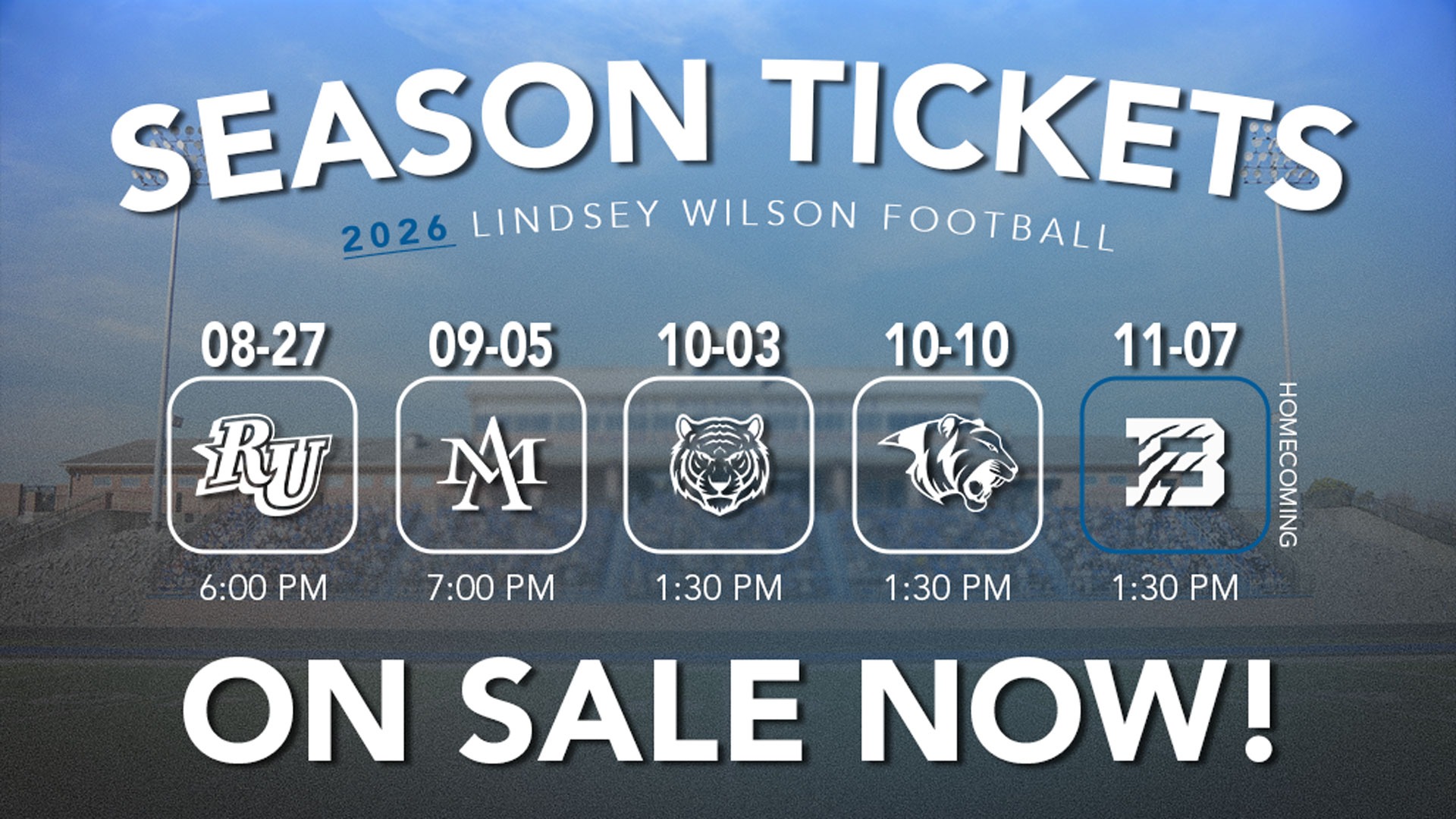 072926 FB Season Tickets Release