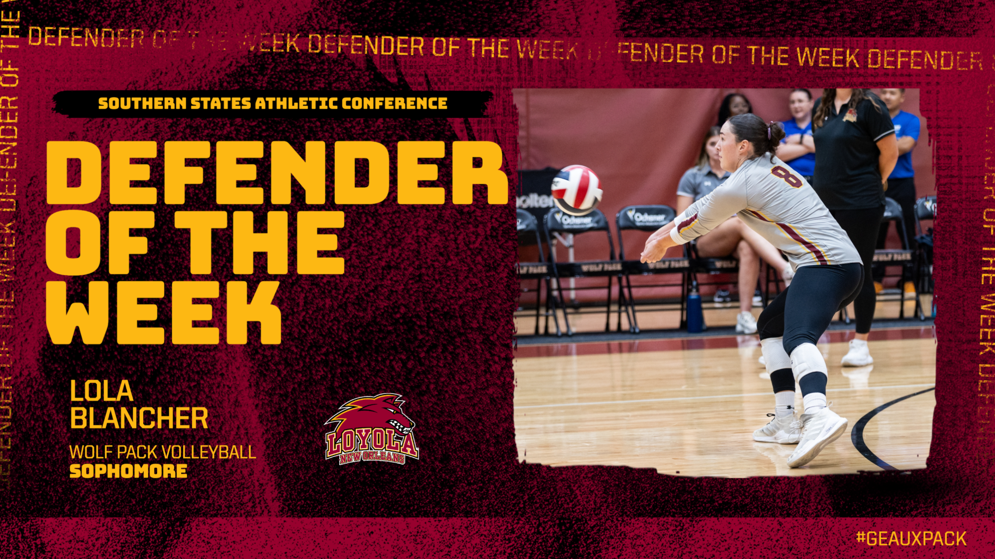 10-19-2026 Lola Blancher SSAC Defender of the Week