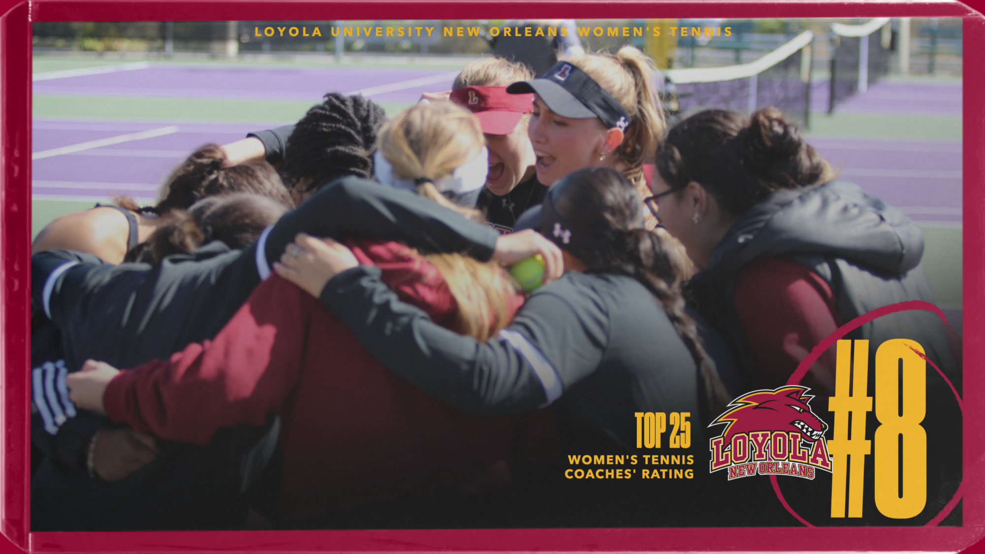 2-11-2026 Women's Tennis Ranked No. 8 