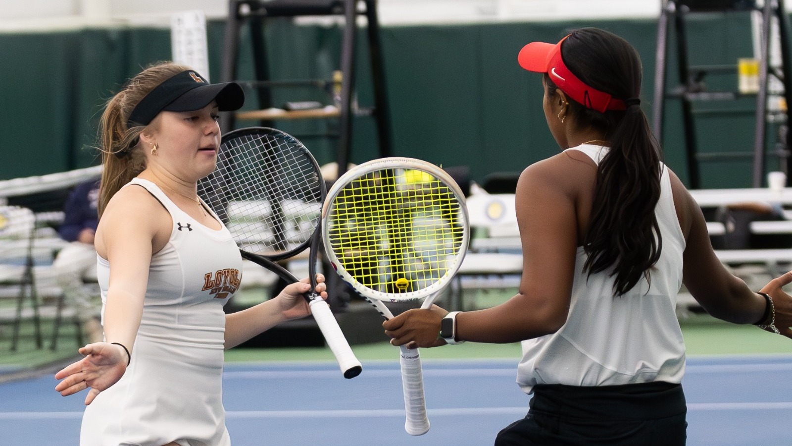2-7-2026 Loyola Women's Tennis beats Holy Cross