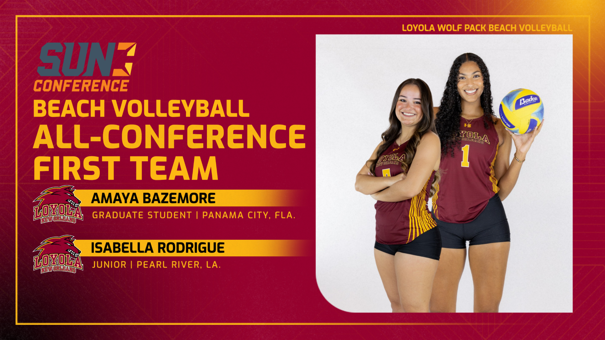 Bazemore and Rodrigue first team all conference