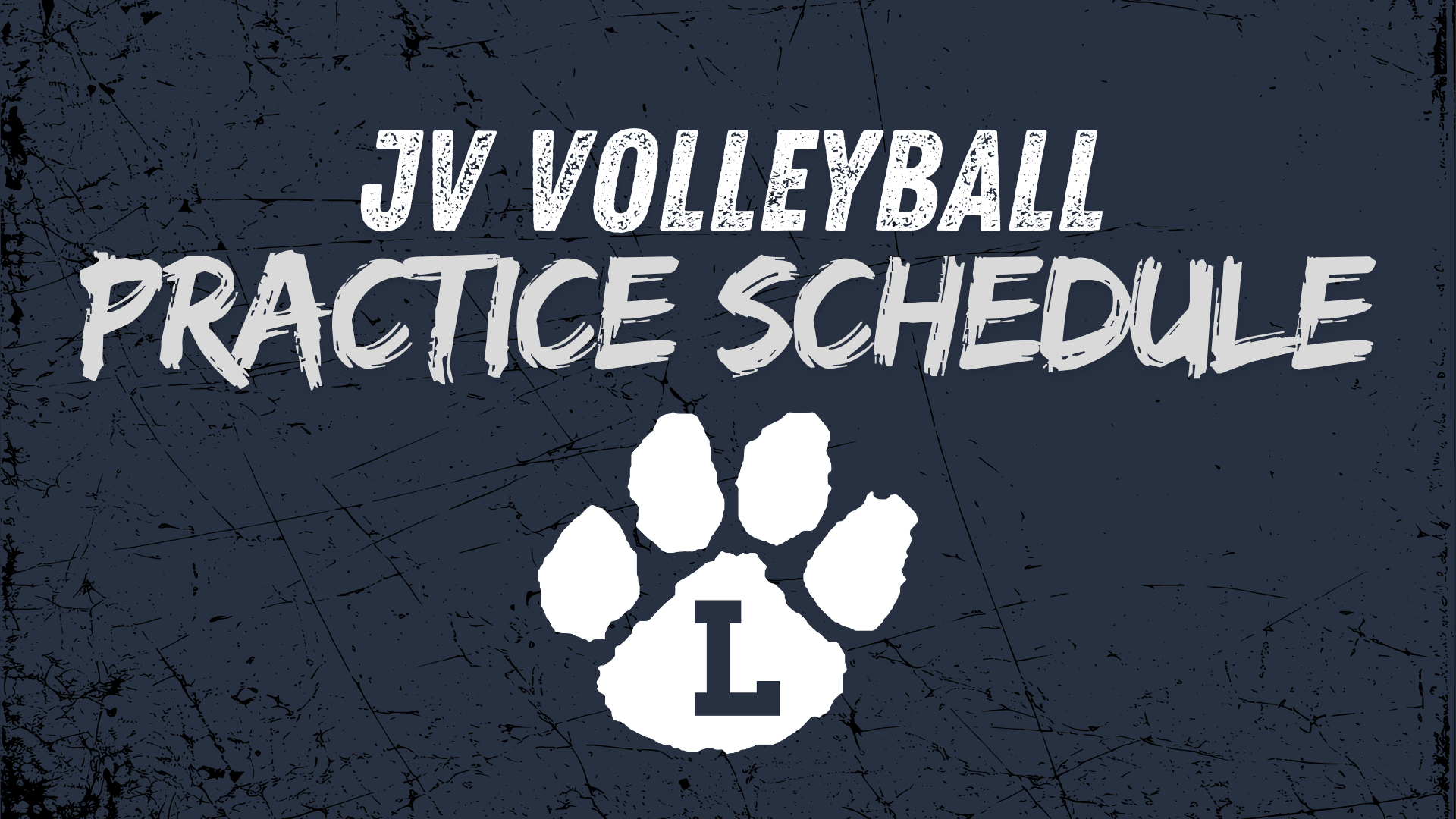 2025 JV Volleyball Practice Schedule