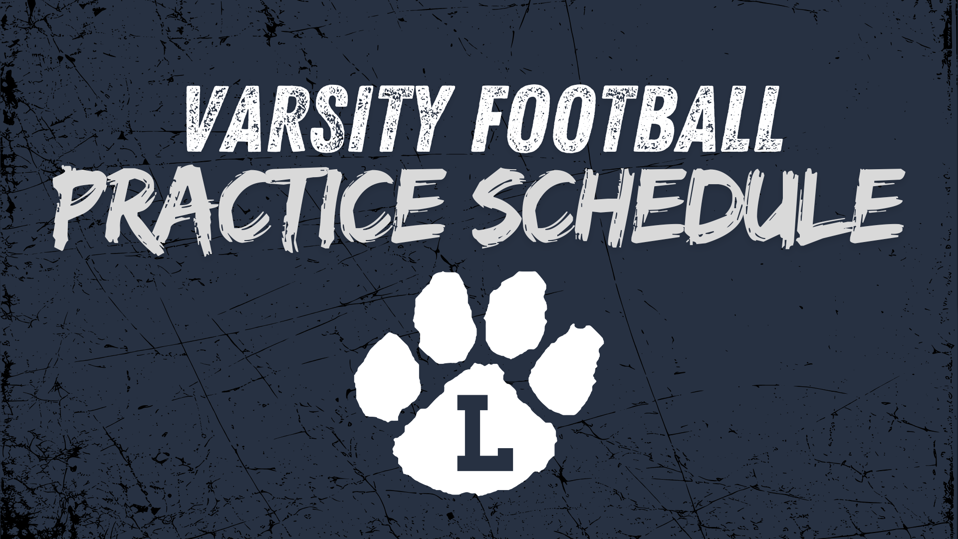 Varsity Football Practice Schedule