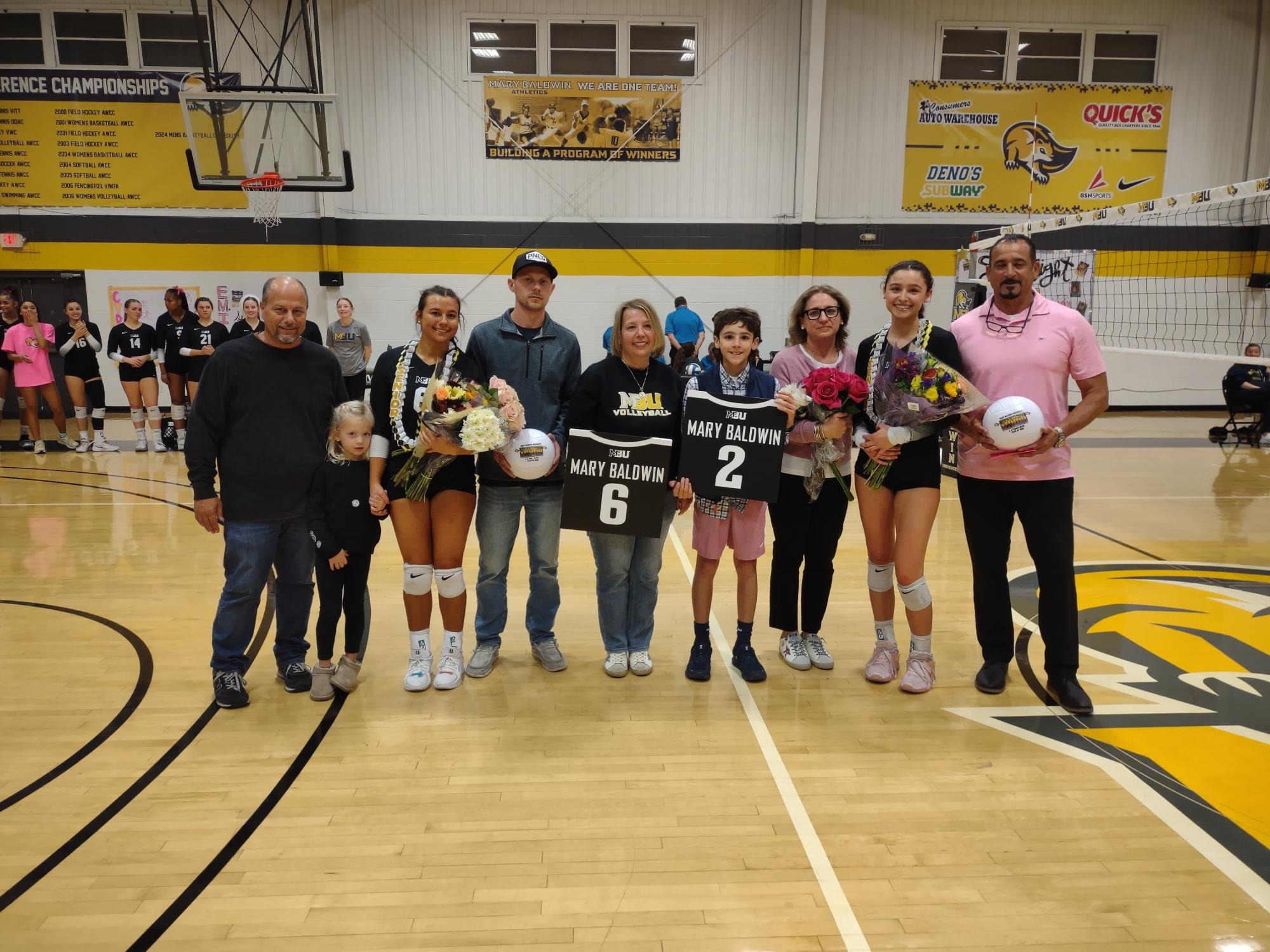 Volleyball senior night