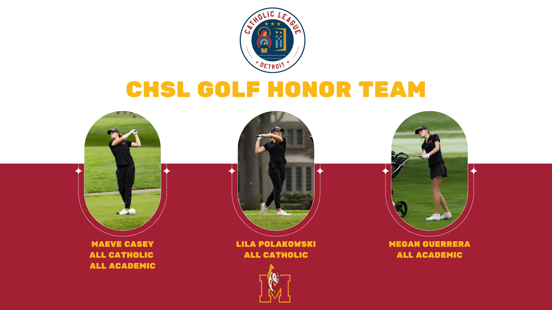 2024 CHSL Golf Honor Team