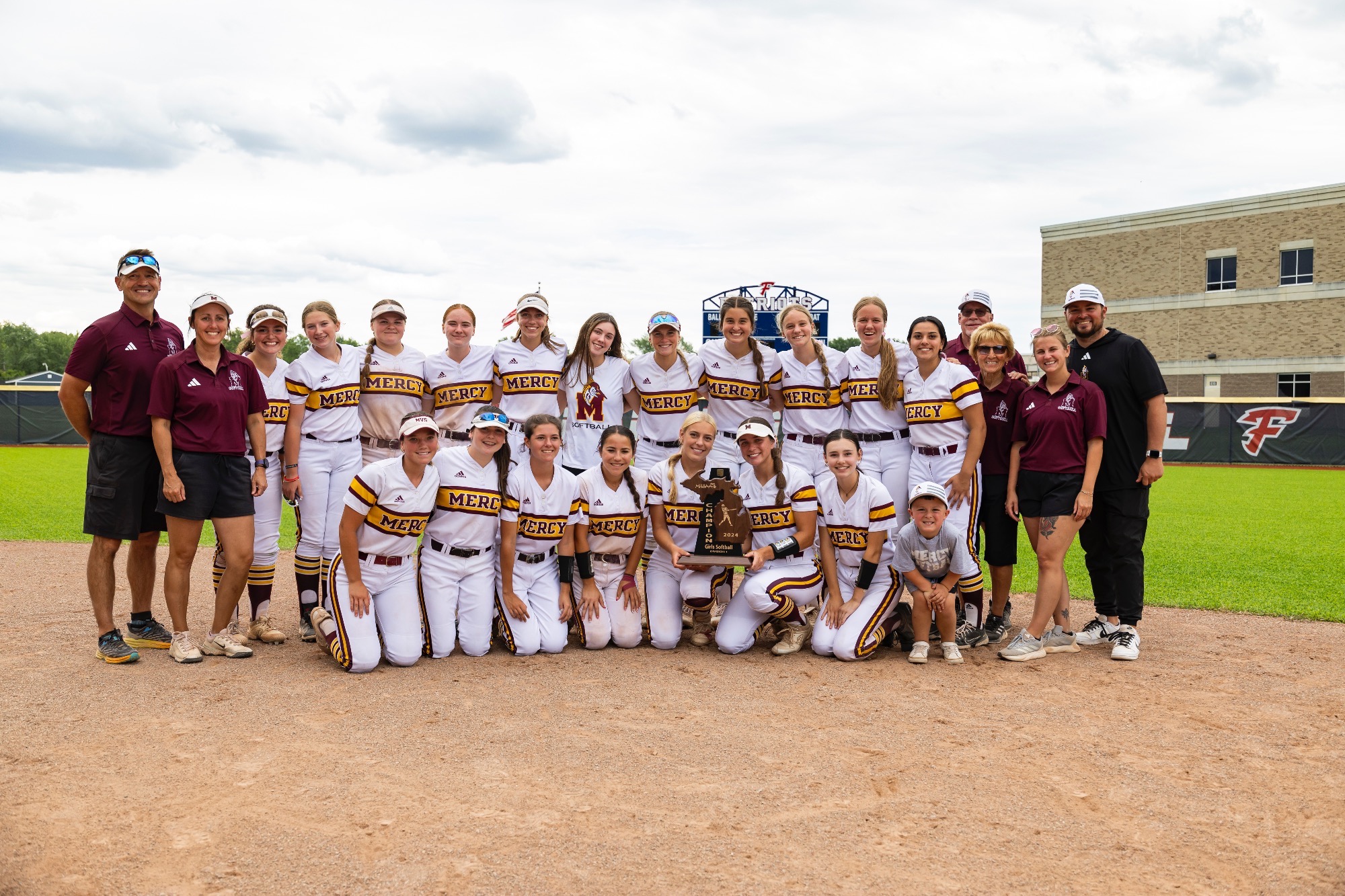 Mercy Softball Captures the MHSAA District Title Mercy High School