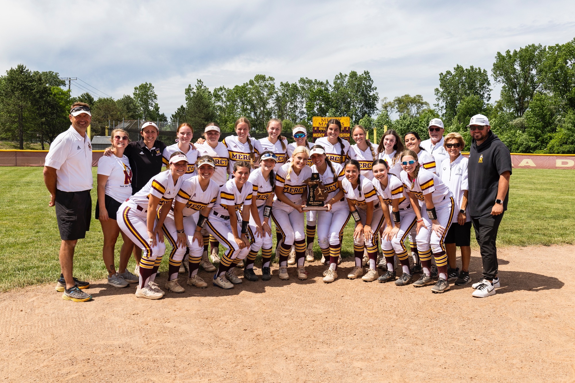 Mercy Softball Captures the MHSAA District Title Mercy High School