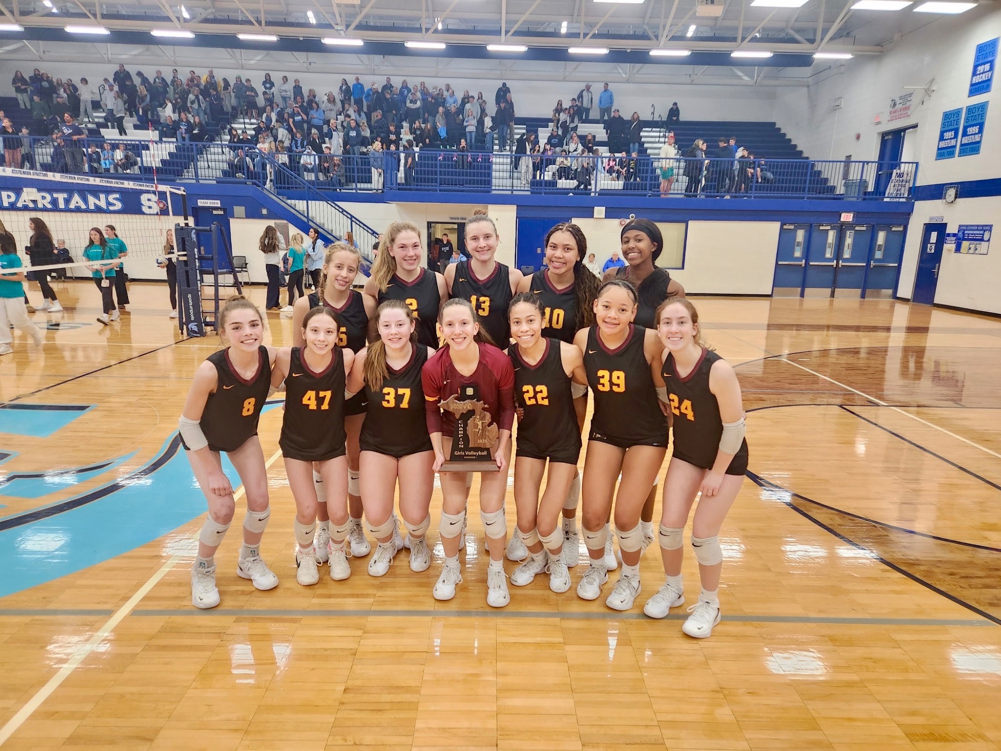 Mercy Volleyball 2025 MHSAA District Champions