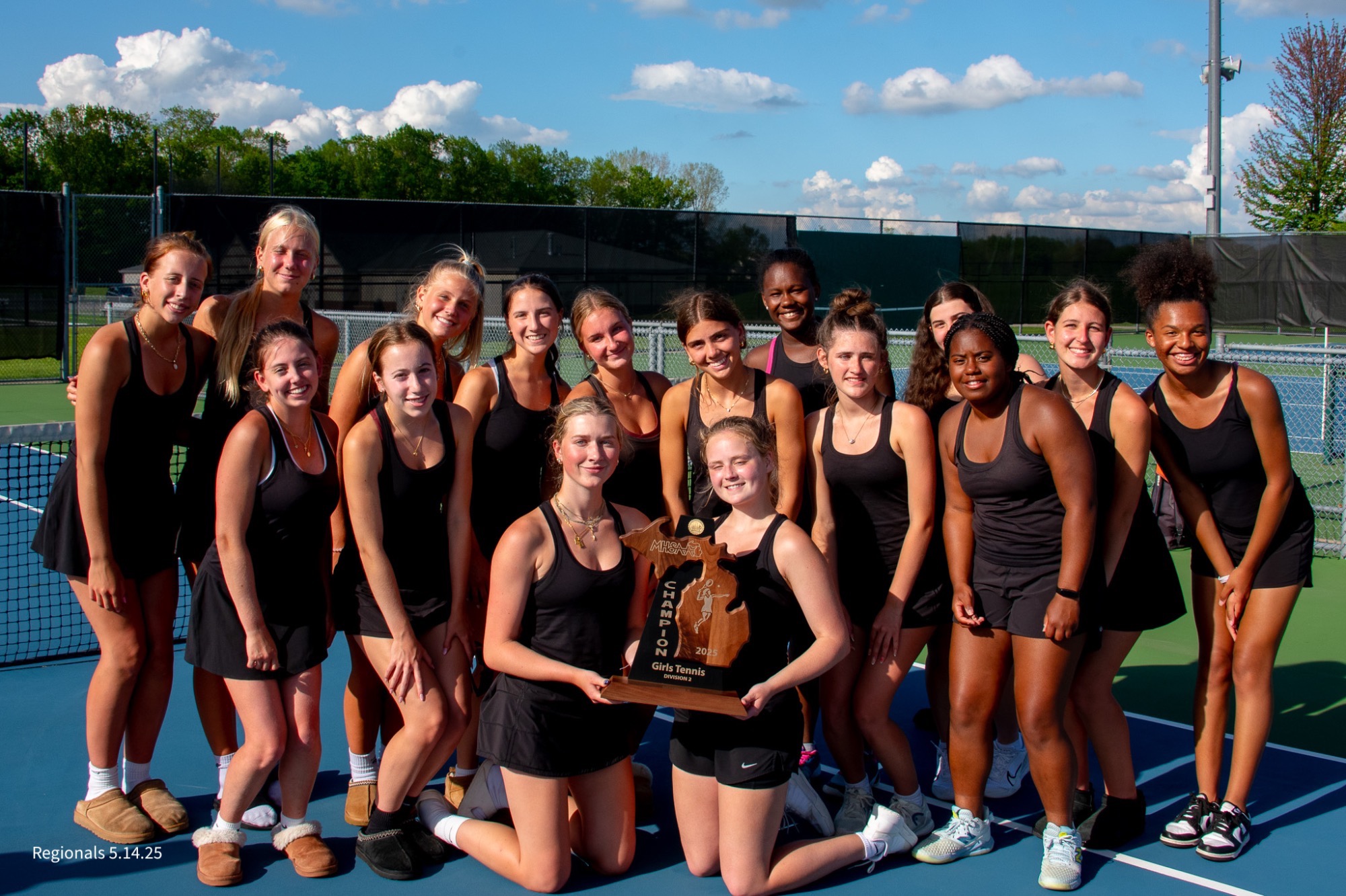2025 Mercy Varsity Tennis Regional Champions