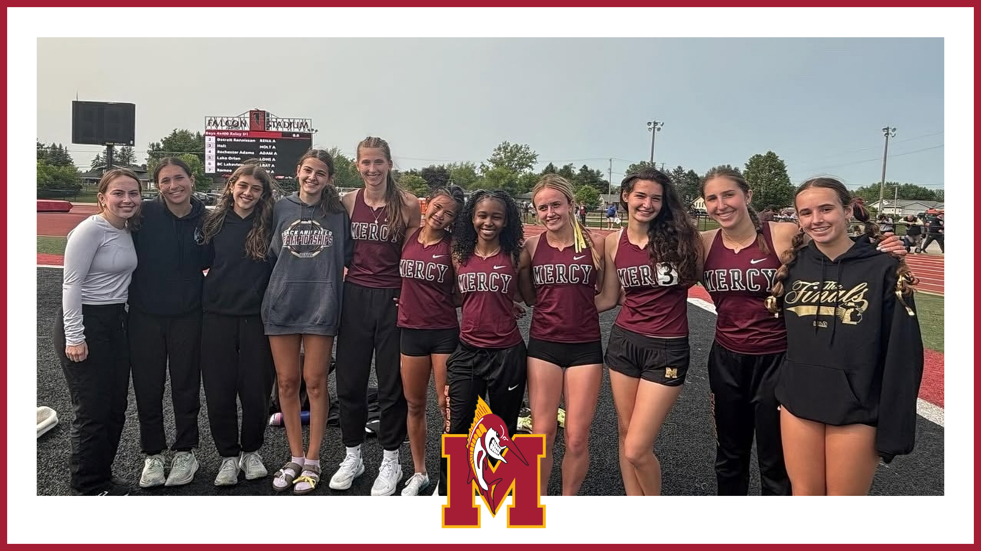 Mercy Track & Field 2025 MHSAA State Team