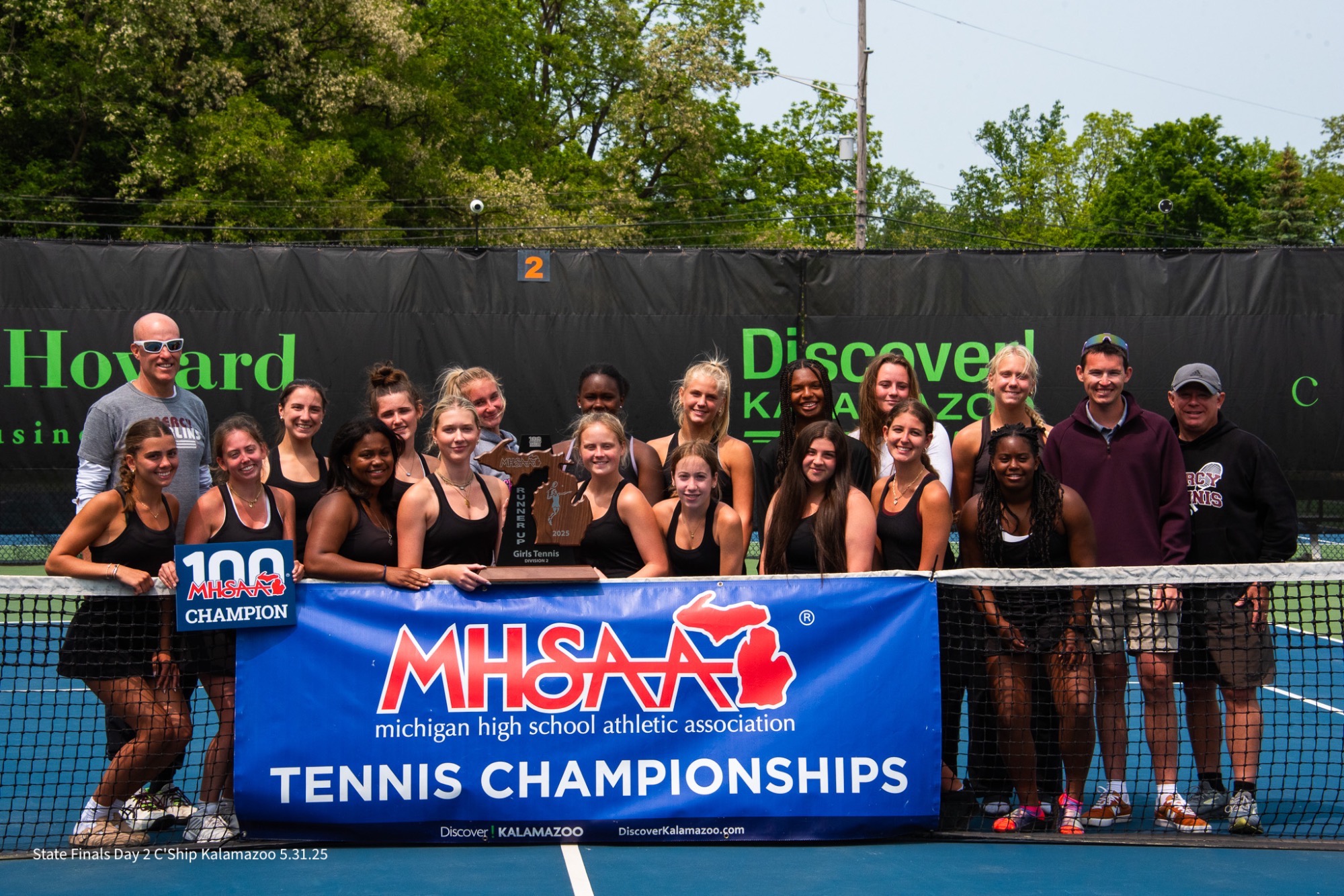 2025 Mercy Tennis MHSAA State Champion Runner-Ups