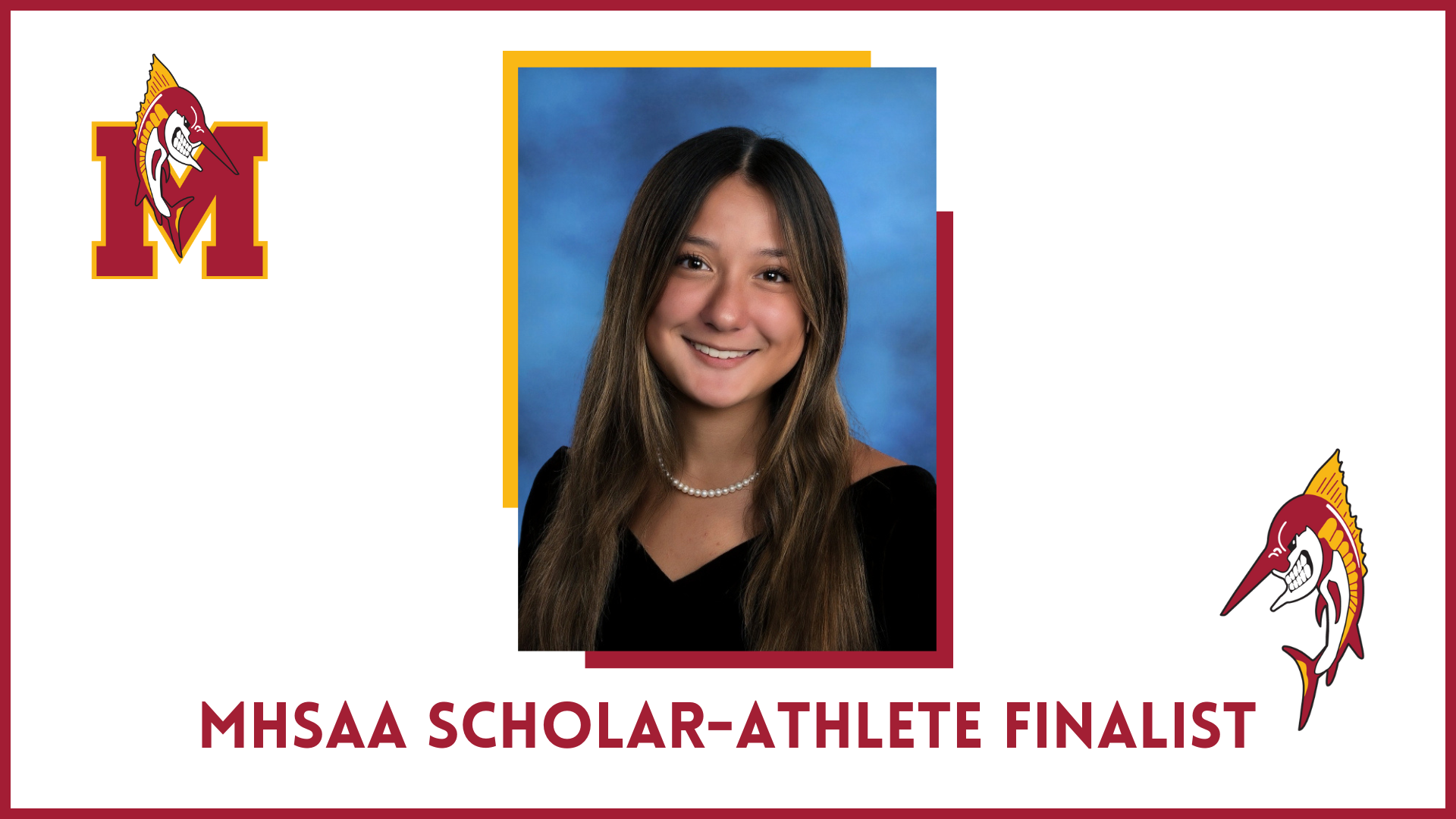 Grace Kim MHSAA Scholar-Athlete Finalist