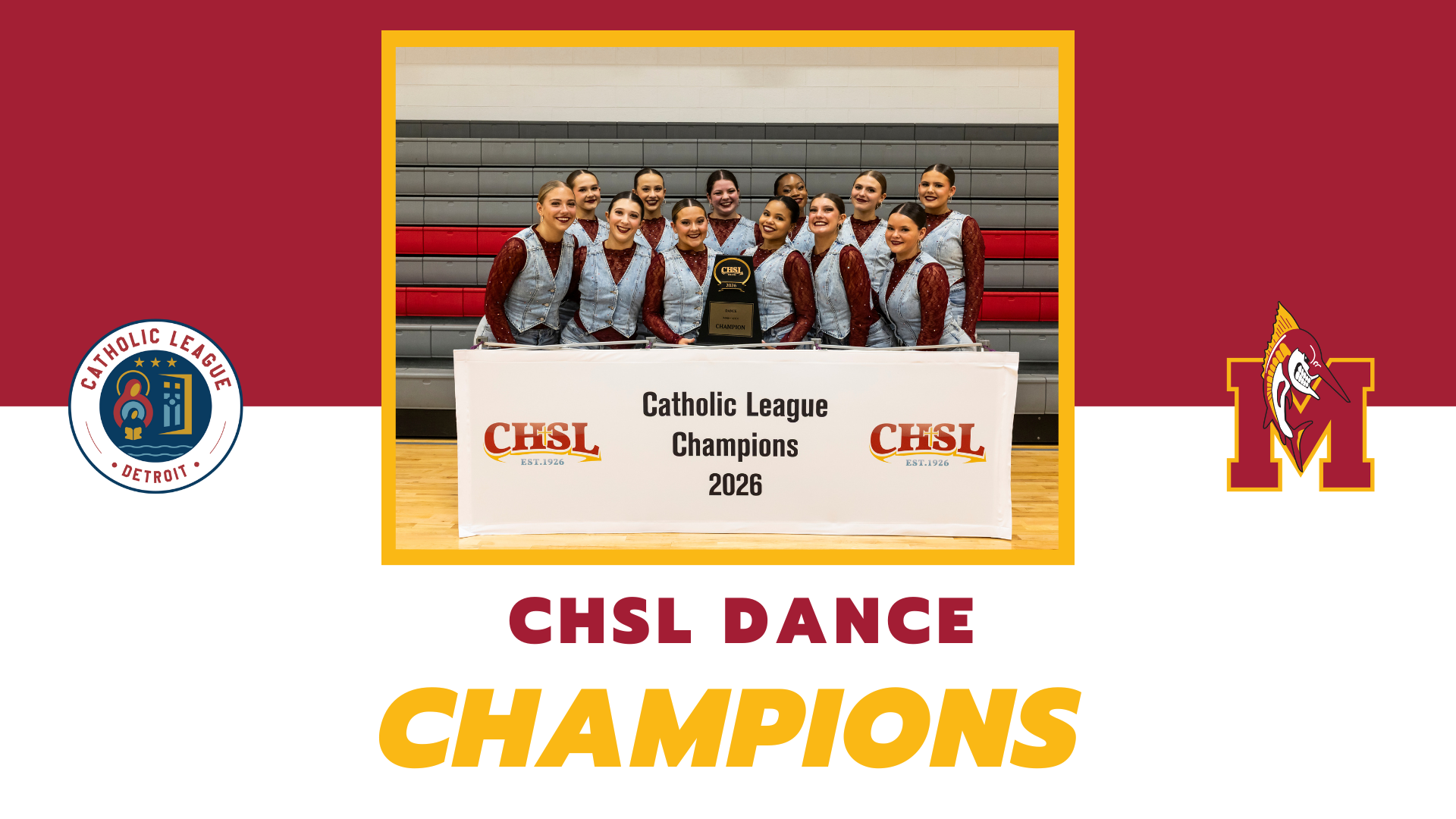 2026 Mercy Dance CHSL Dance Champions
