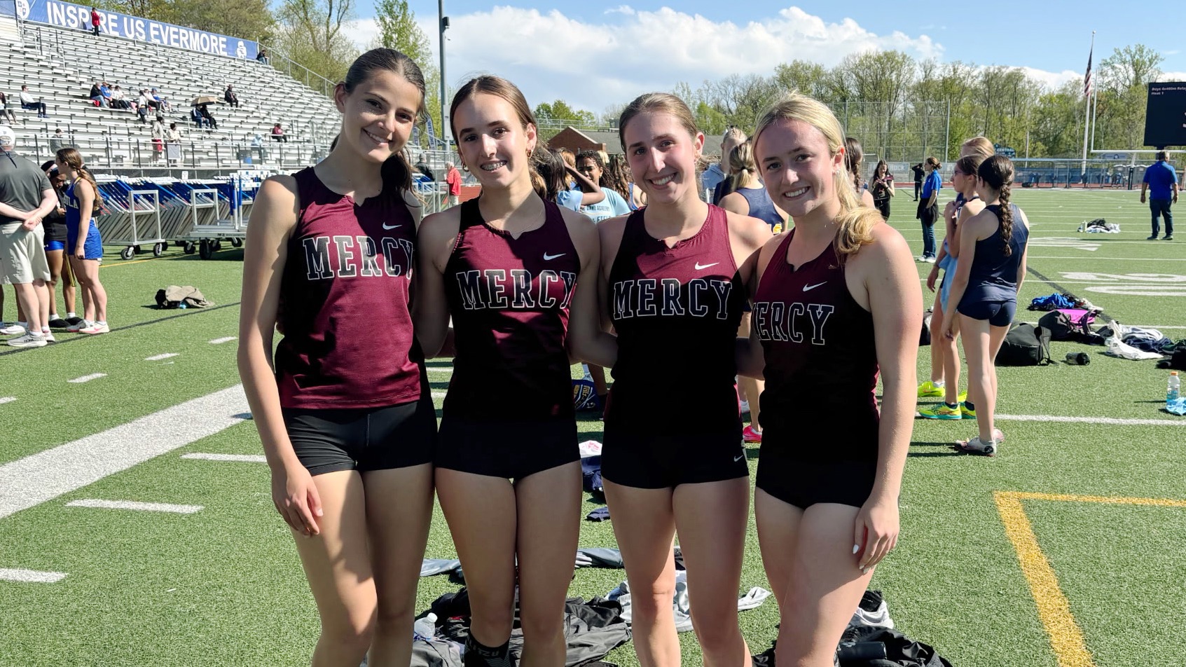  Mercy High School 4x800 Record Setting Relay Team